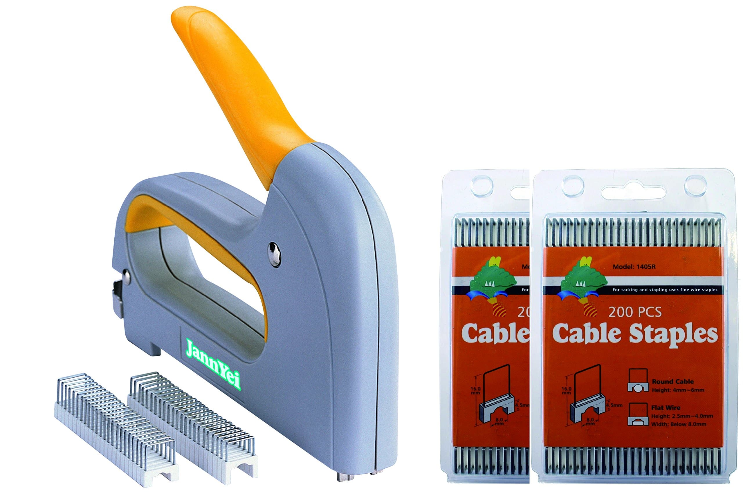 JY667-KIT Cable Tacker with 500 Cable Staples (Home Project Partner)