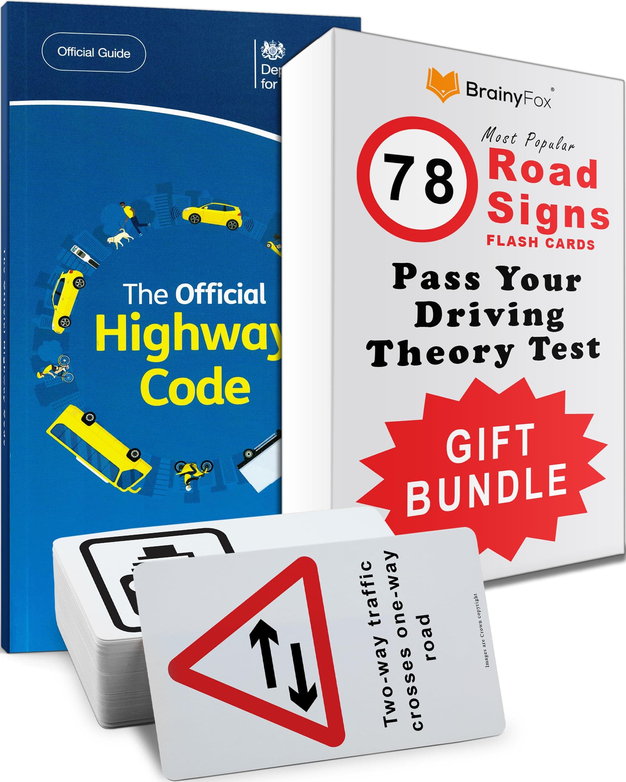 UK Driving Theory Test Kit: The Official Highway Code Book 2026 UK + 78 Road Signs Flash Cards. 16th & 17th Learner Drivers Birthday Gifts for 16 & 17 Year Old Teen & Teenage Girls & Boys