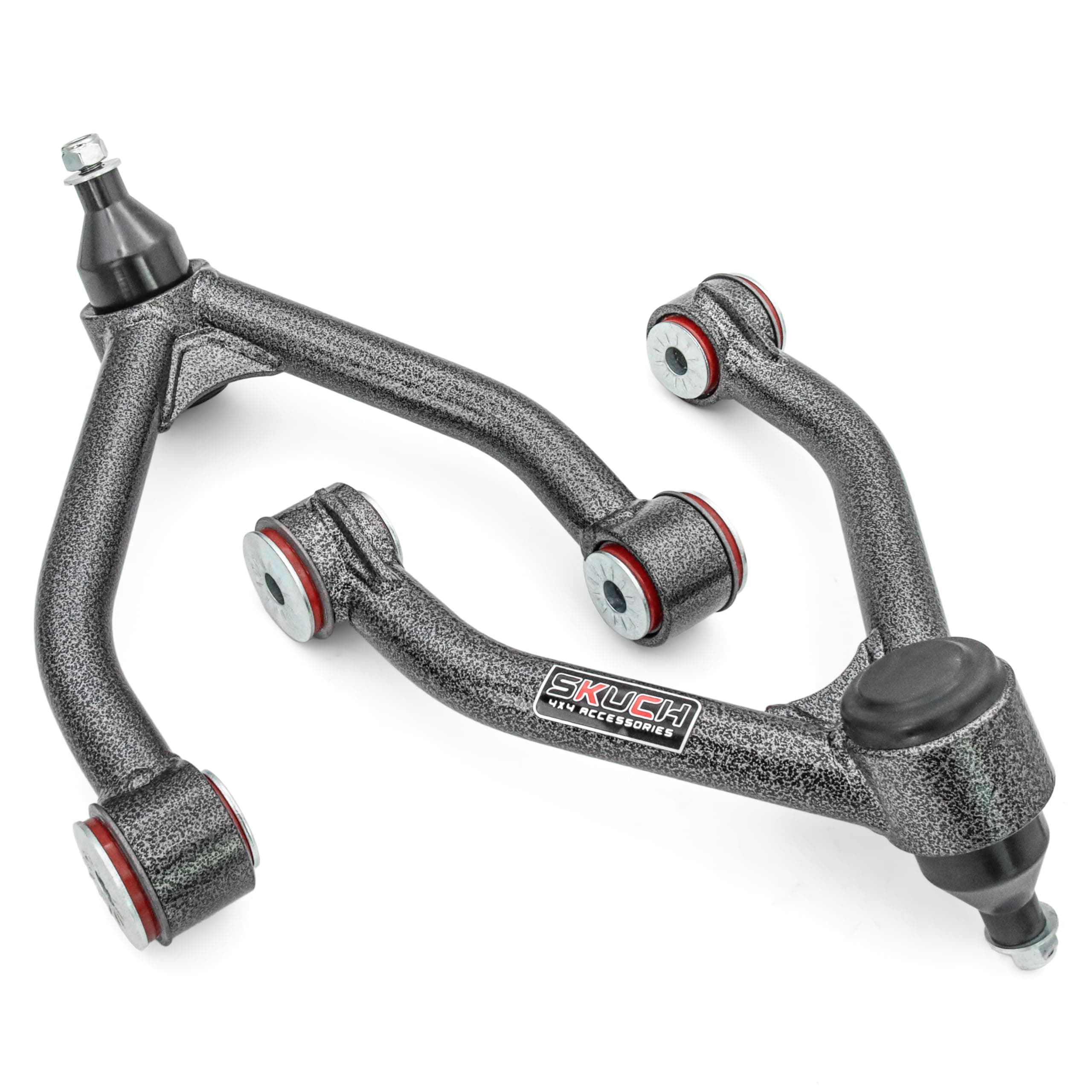 Front Upper Control Arms for 1988-1999 Chevy K1500& GMC K1500, 1992-1999 Yukon & K1500 Suburban,1988-1991 V1500 Suburban，1995-1999 Tahoe,2-4" Lift Adjustable Control Arms with Ball Joint (2PCS)