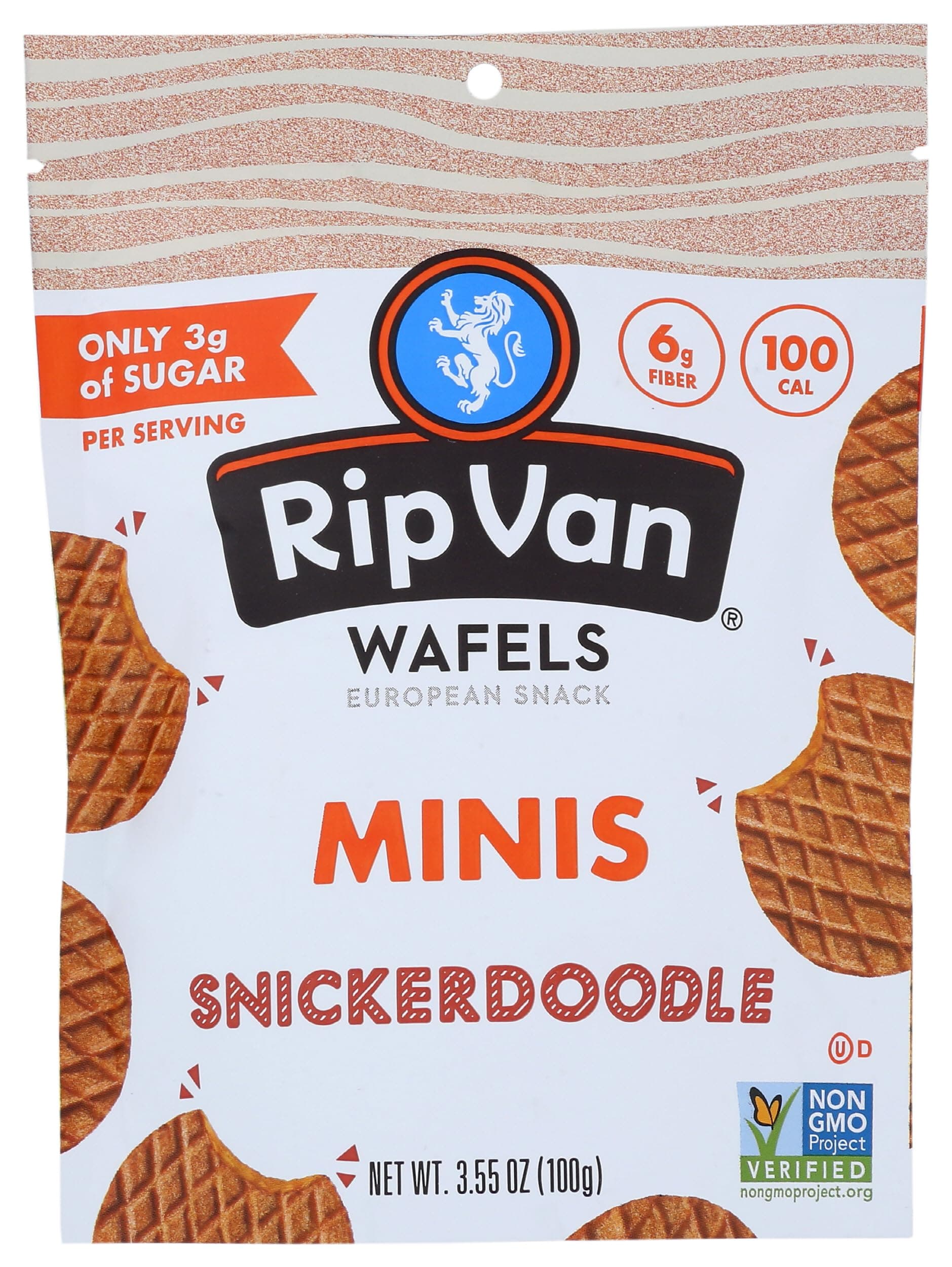 Rip Van WafelsSnickerdoodle Mini Wafels, 3.55 OZ