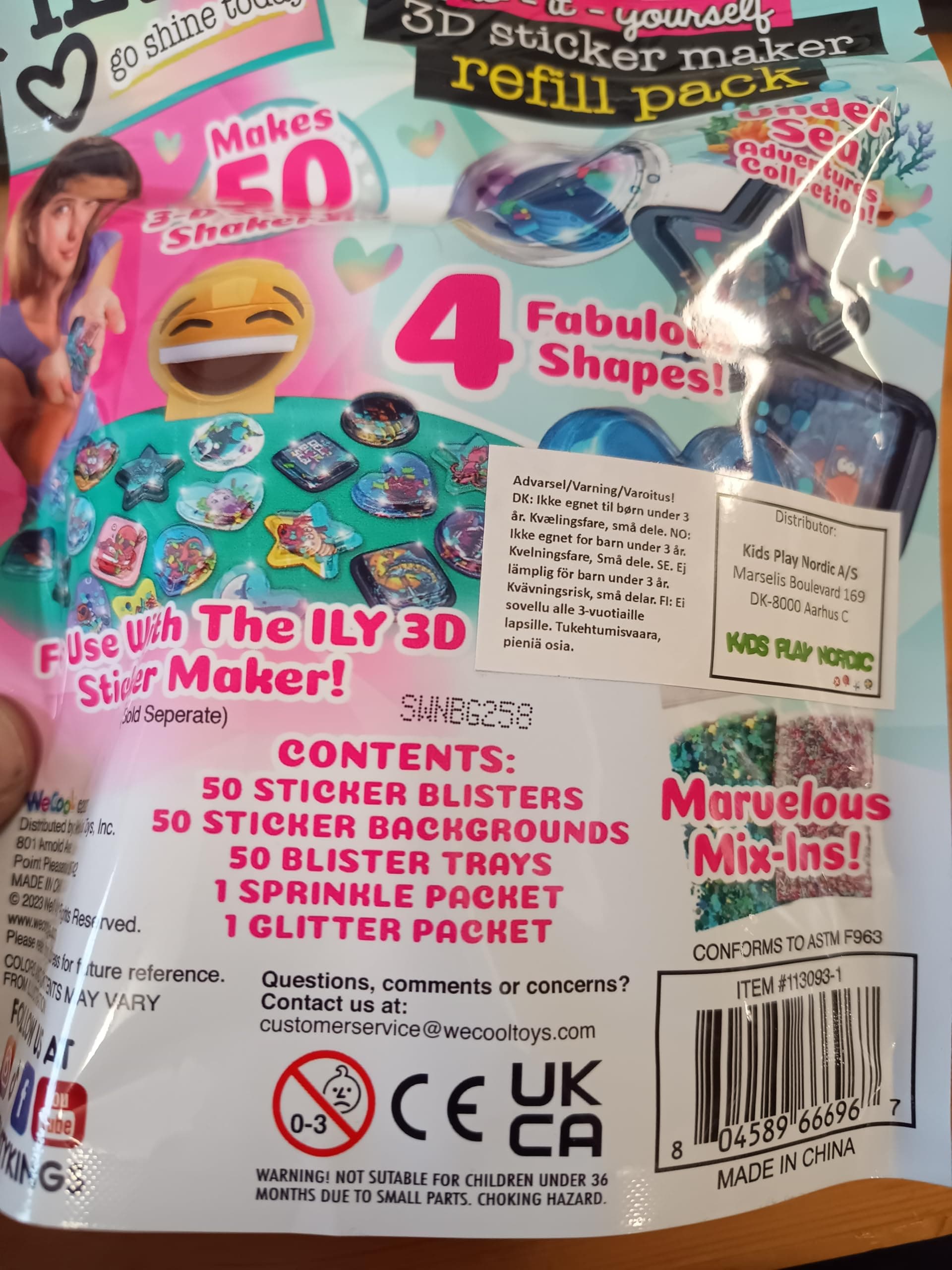 Sticker Refill - Undersea Adventure