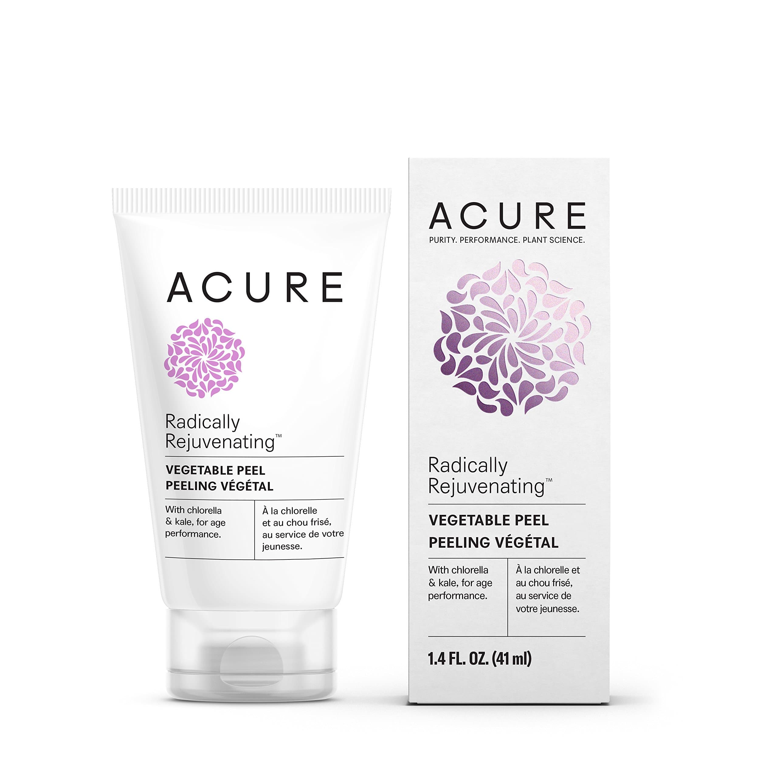 Acure Radically Rejuvenating Vegetable Peel, 1.4 Fluid Ounce (Packaging May Vary)