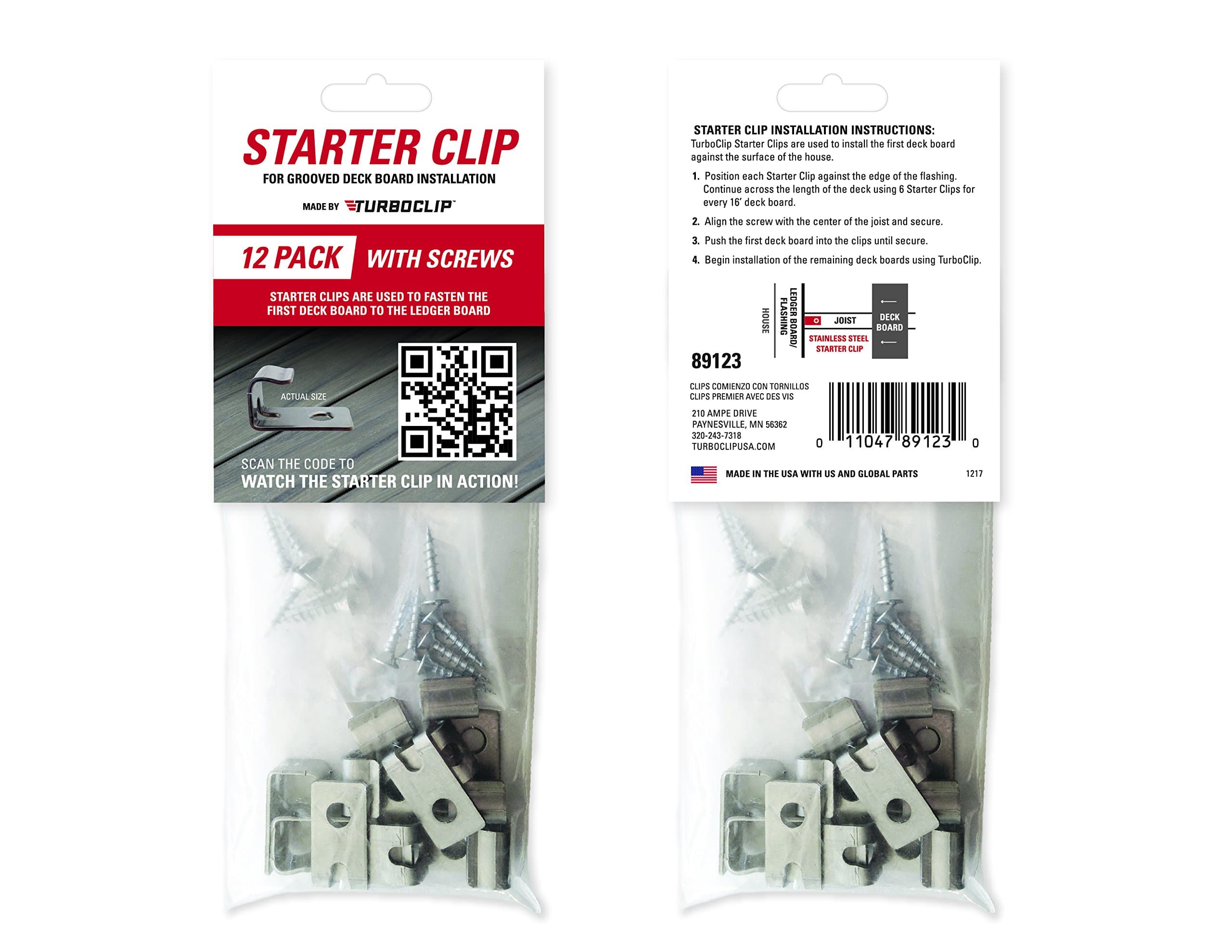 TurboClipUniversal Starter Clips 89123-1