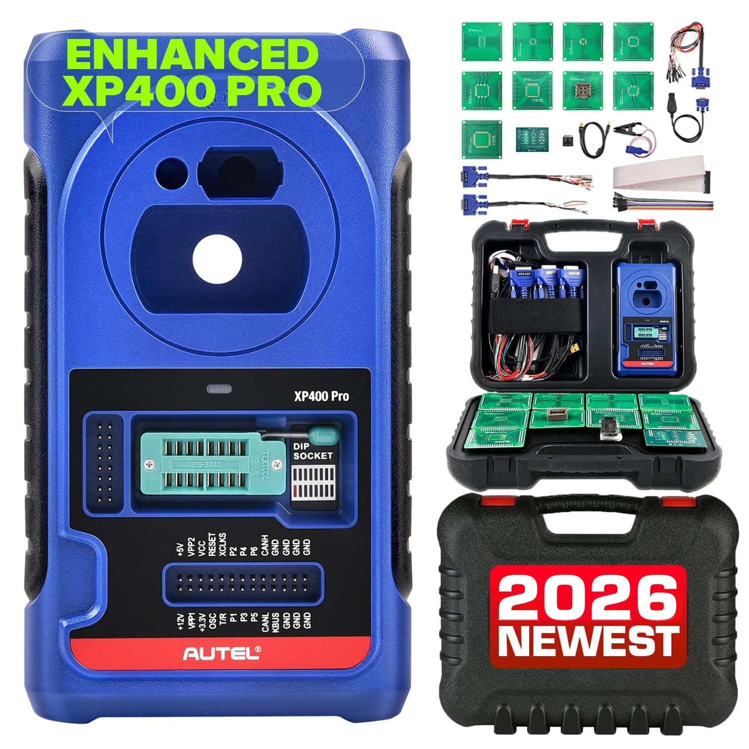 MaxiIM XP400 PRO Key Fob Programming Accessory Tool Working With Autel MaxiIM IM508/ IM508S/ IM608S II/ IM608 PRO II, Upgraded Version of XP200/ XP400 Key Programmer