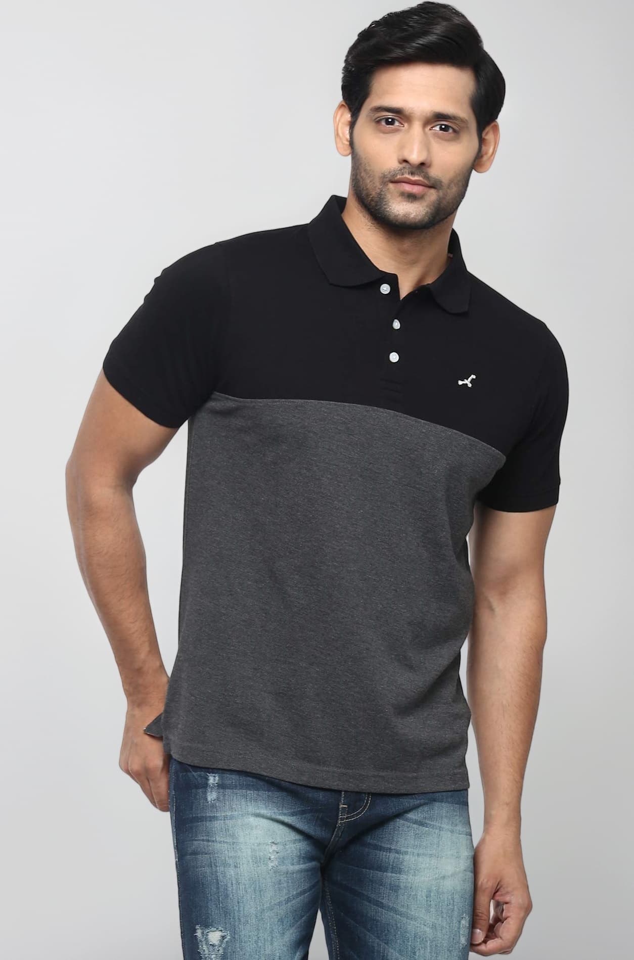 AMERICAN CREW Men's Regular Fit Polos