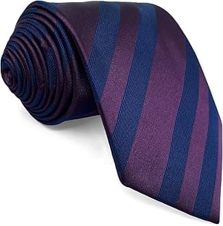 S&W SHLAX&WING Necktie for Men Striped Ties Green Yellow Blue for Business Suits