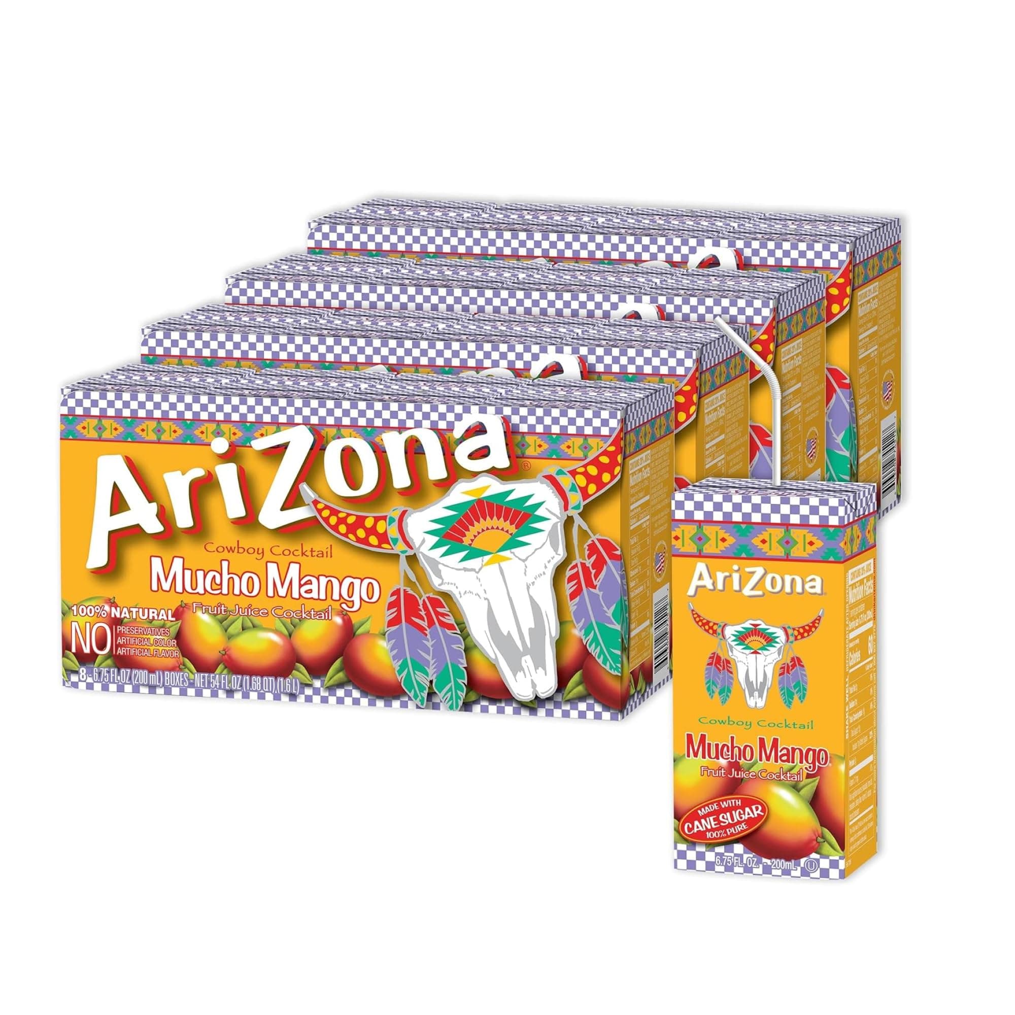 Mucho Mango Drink, 6.75 fl oz Tetra Box (Pack of 32)
