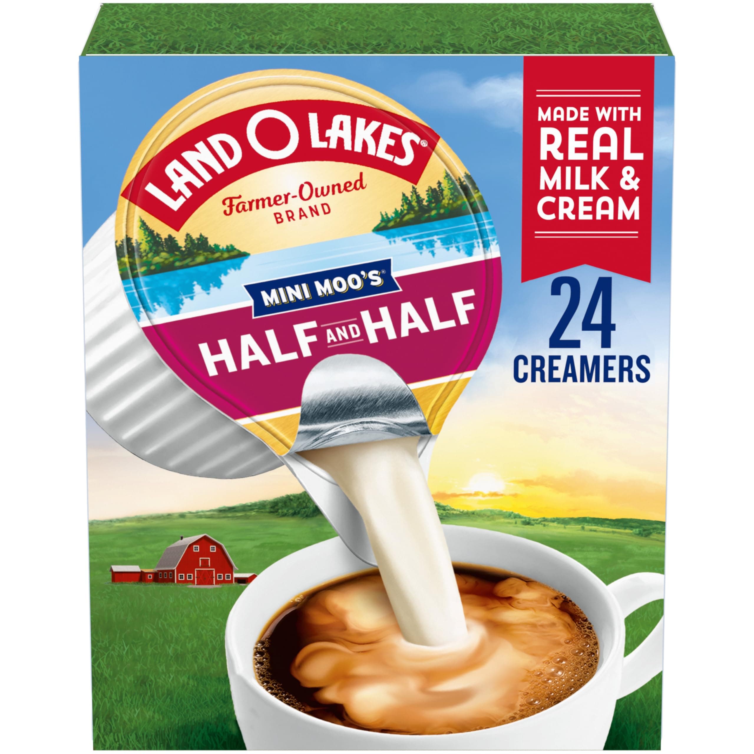Half and Half UHT-Processed Creamer, 24 Count