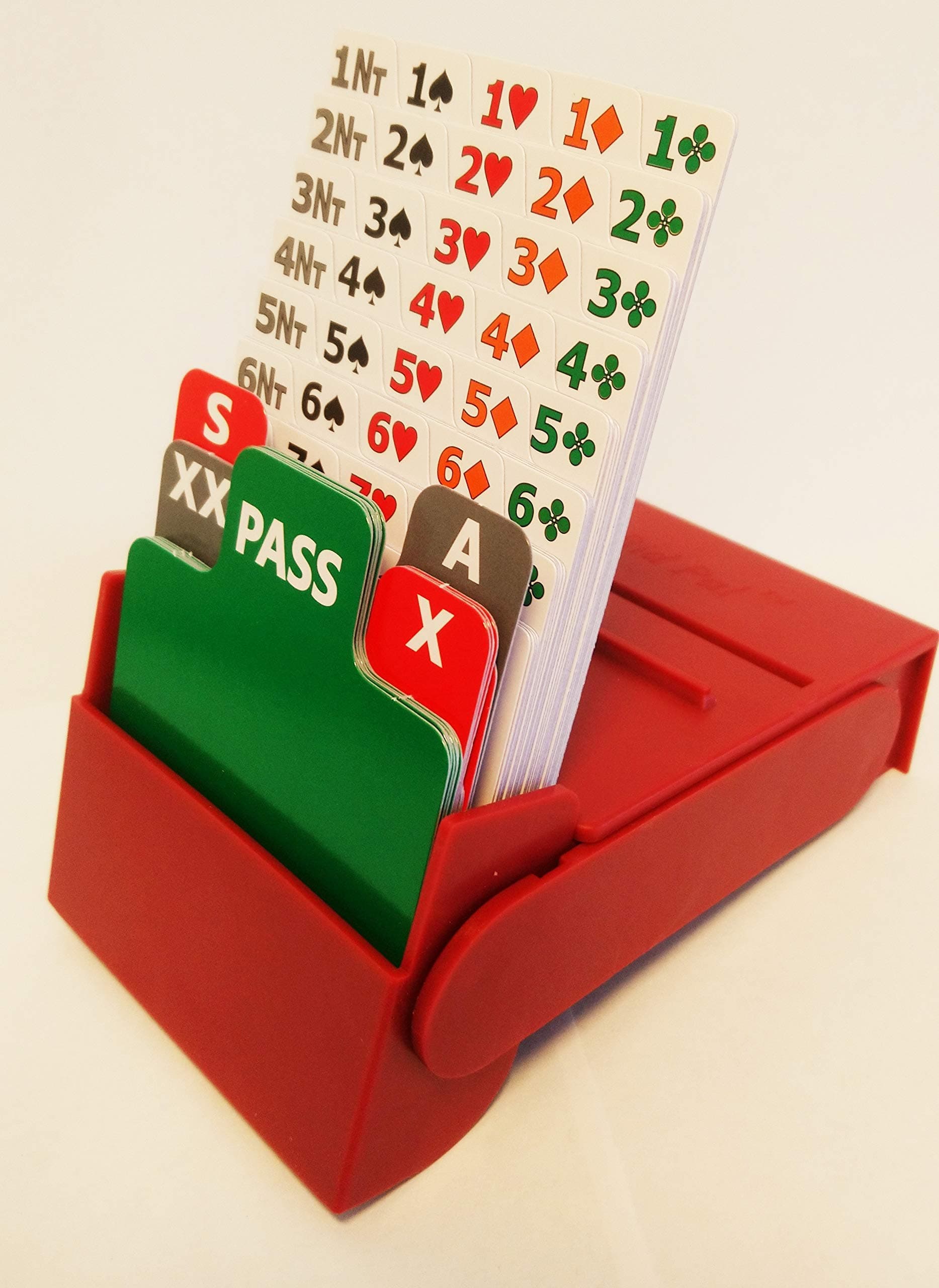 Bridge Bidding Boxes set of 4 (Red)