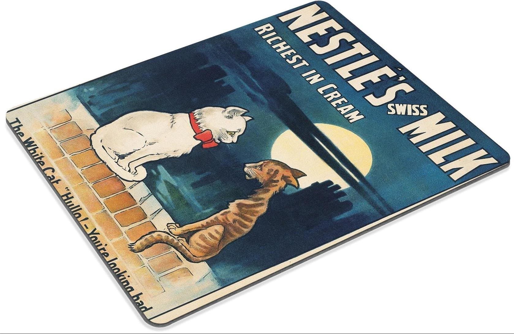 MSD Mouse Pad William True Nestle S Swiss Milk Google Art Project Customized Desktop Laptop Gaming Mousepads