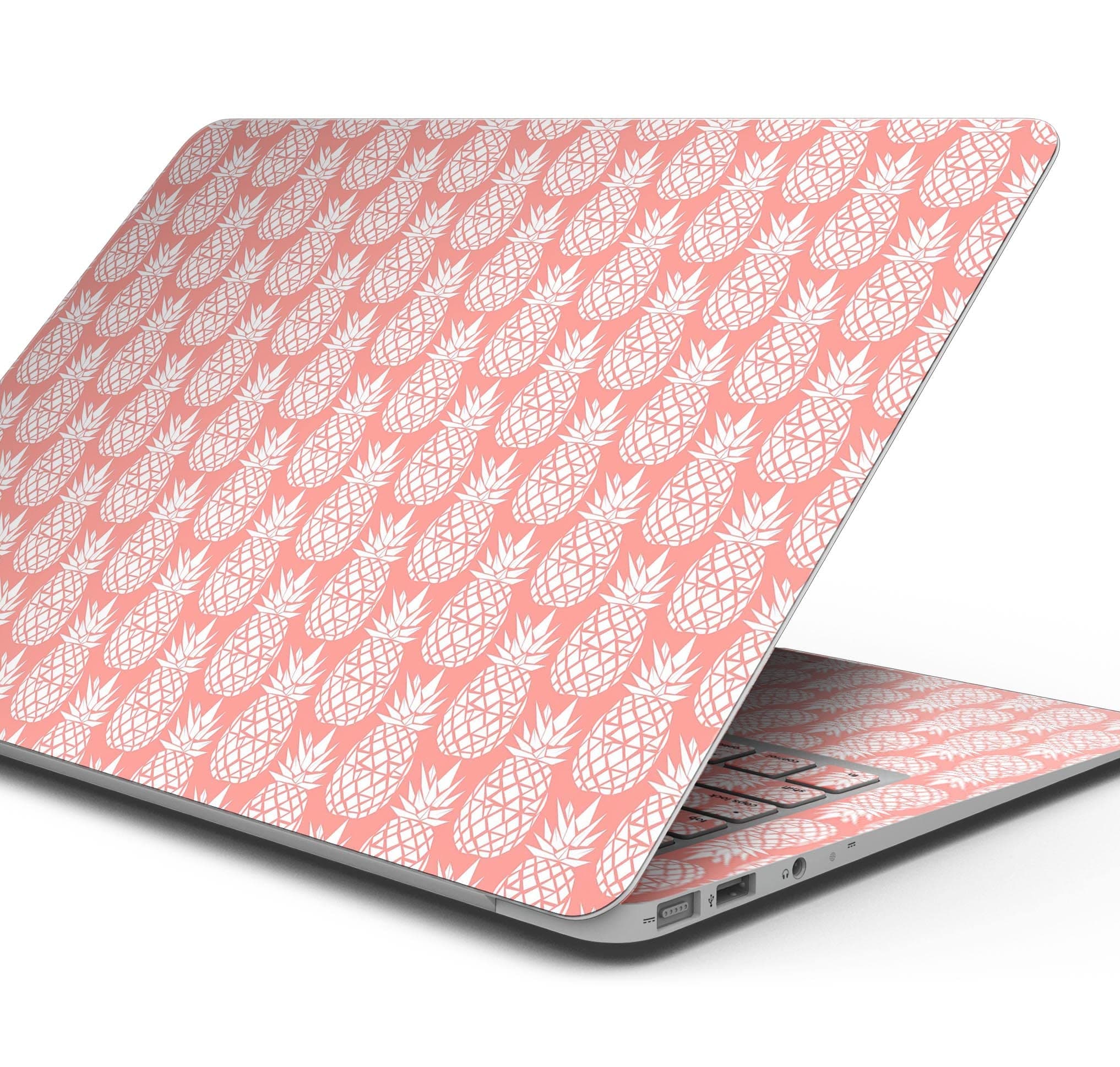 Tropical Summer Pineapple v2 Full-Body Wrap Scratch Resistant Decal Skin-Kit Compatible with MacBook 12" Retina (A1534)