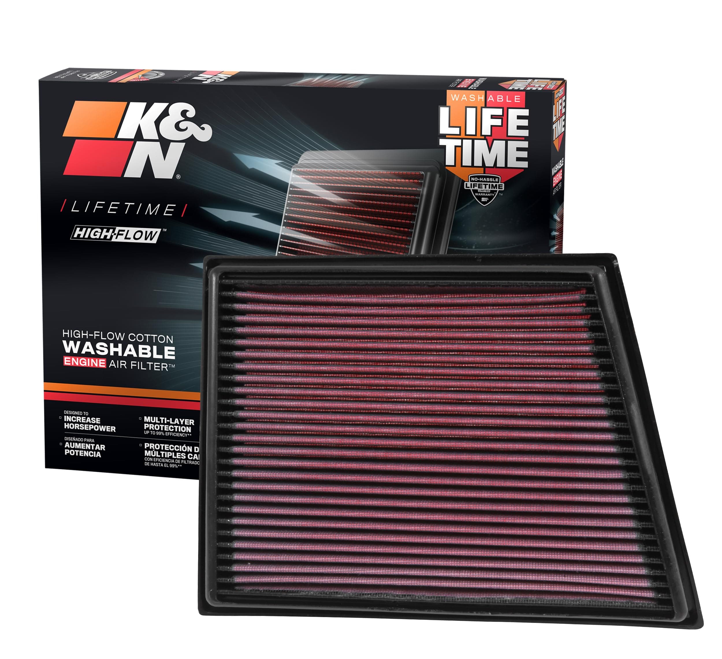 Performence Lifetime Engine Air Filter, No Hassel Lifetime