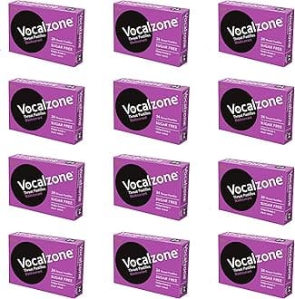Blackcurrant Sore Throat Relief Pastilles 12 Pack