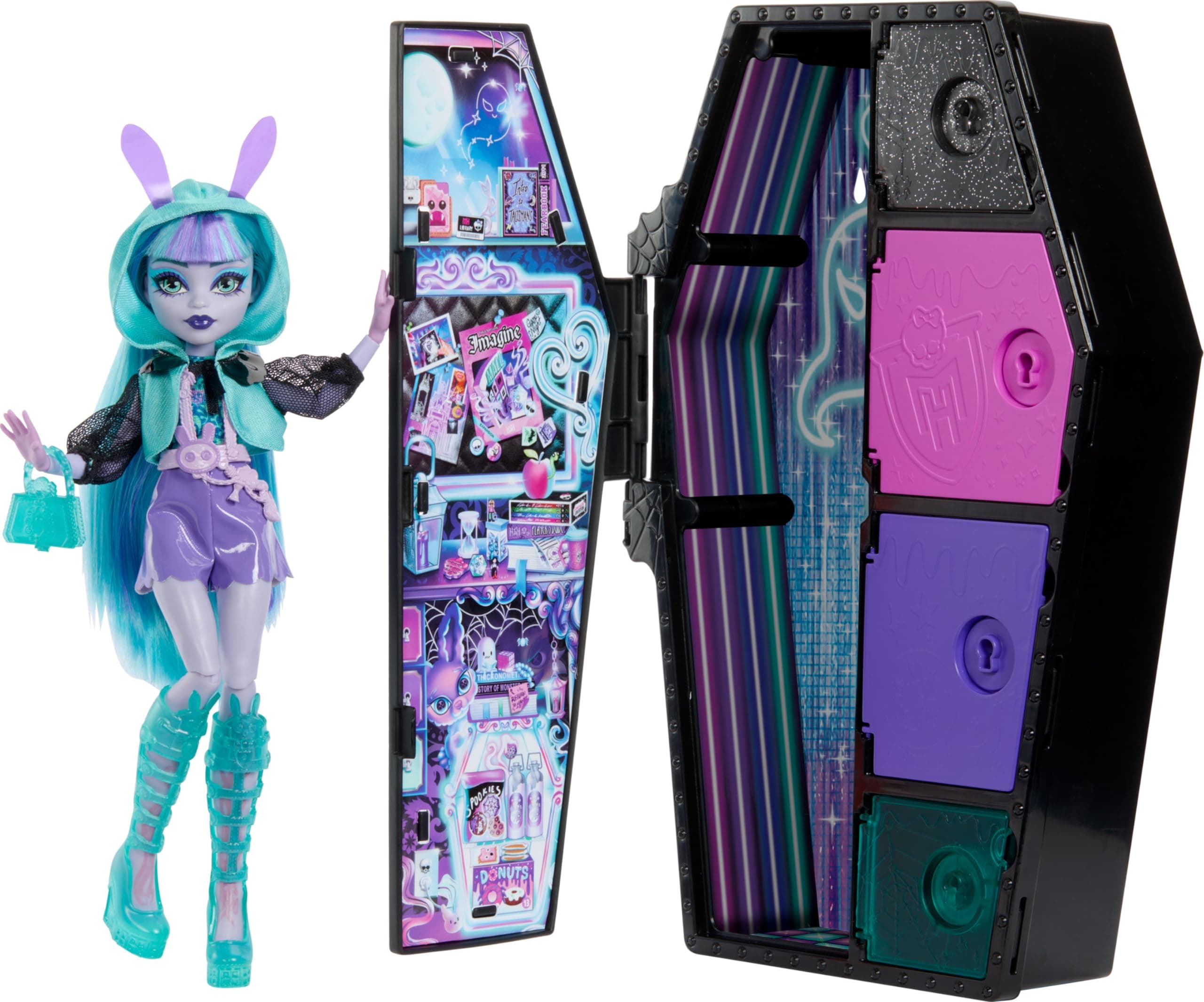 Monster High Doll, Twyla, Skulltimate Secrets: Neon Frights