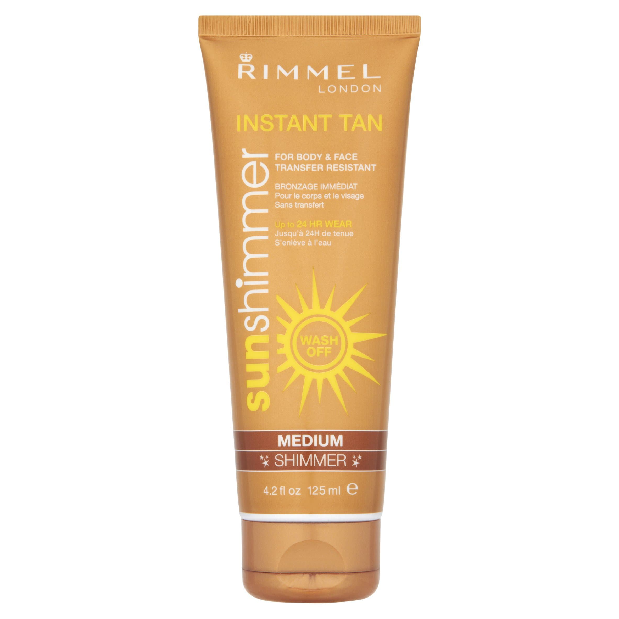 Sunshimmer Instant Tan Makeup, Medium Shimmer 125 ml