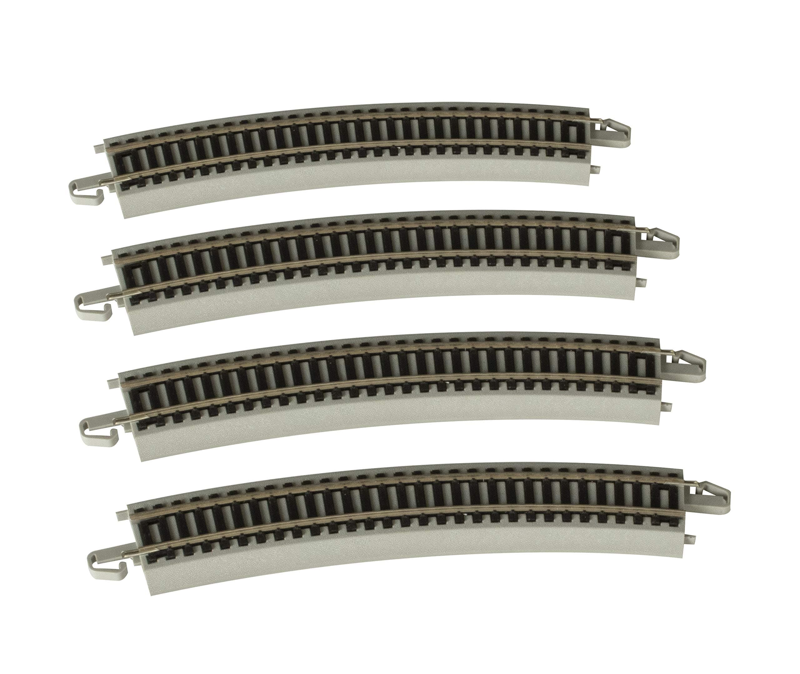 Bachmann Trains Snap-Fit E-Z Track 22 Radius Curved Track (4/card)
