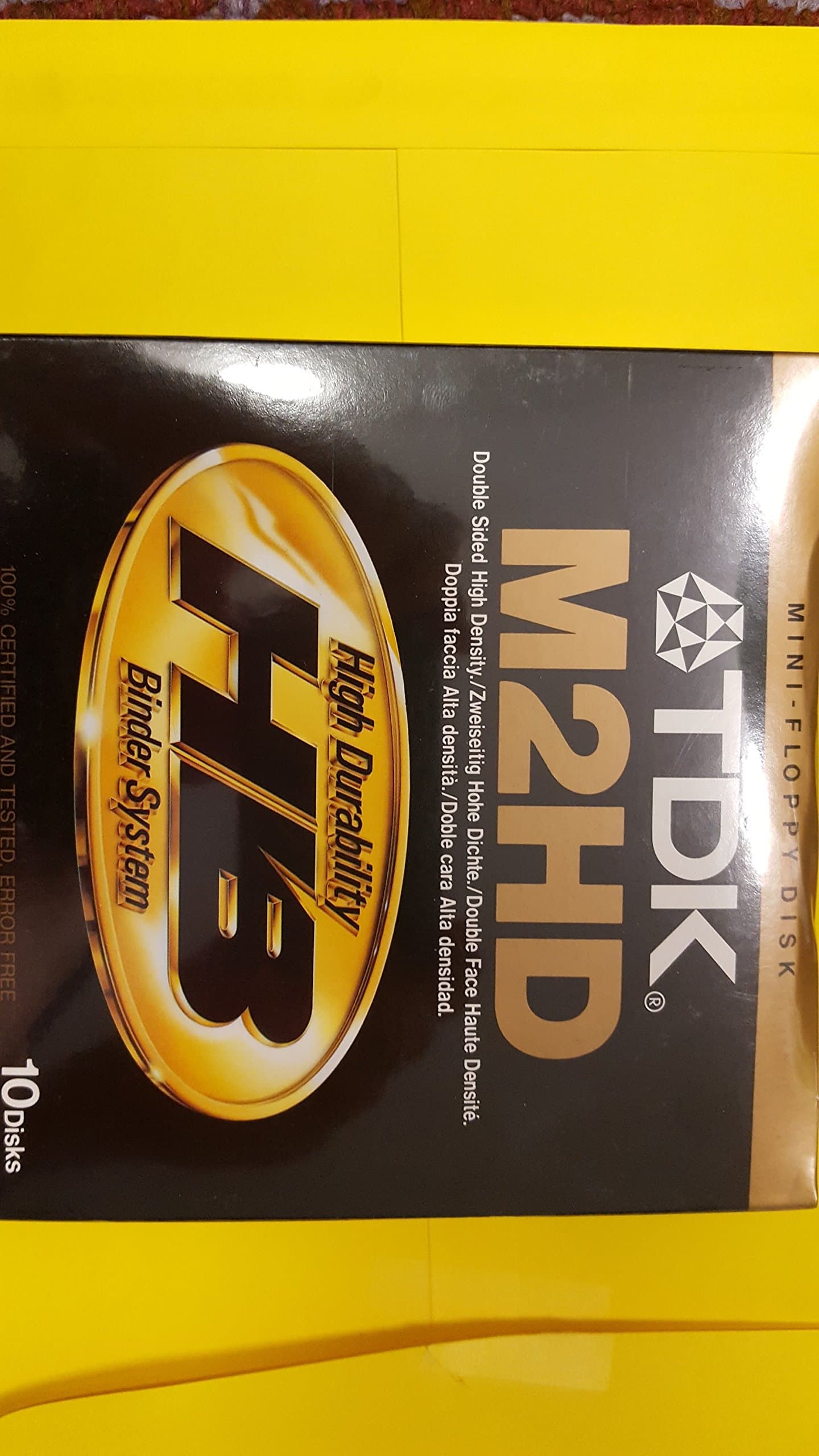 TDK M2HD 5.25-inch DS HD Mini-Floppy Disk (10/Package)