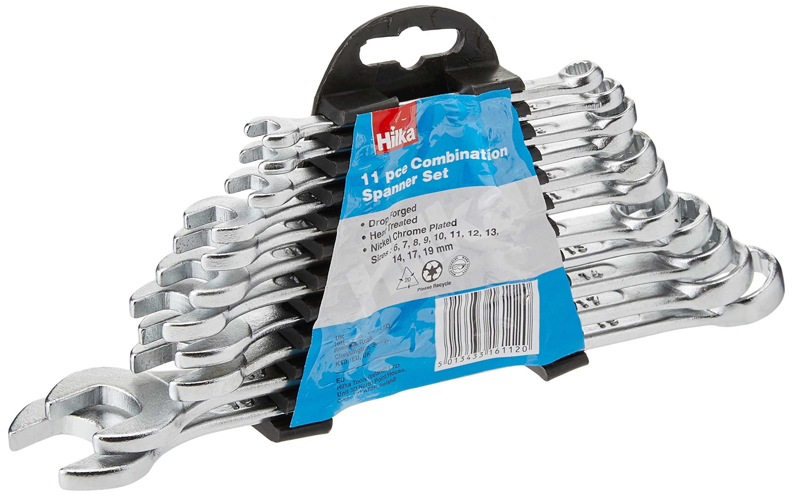 17161102 11PC Combi Spanner Set Metric, Clear