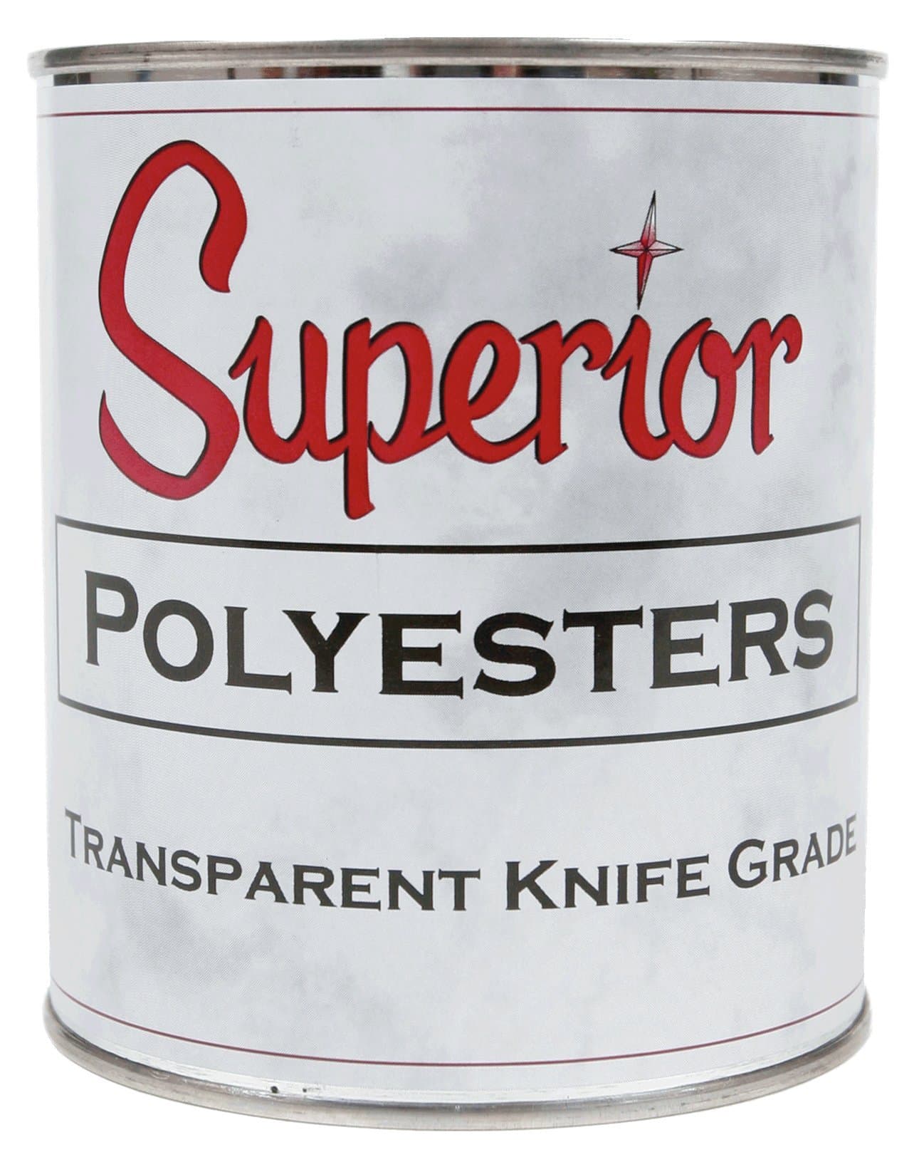 Superior Stone Polyester Transparent Knife-Grade Adhesive (1 Quart) for Natural Stone Filling & Laminating
