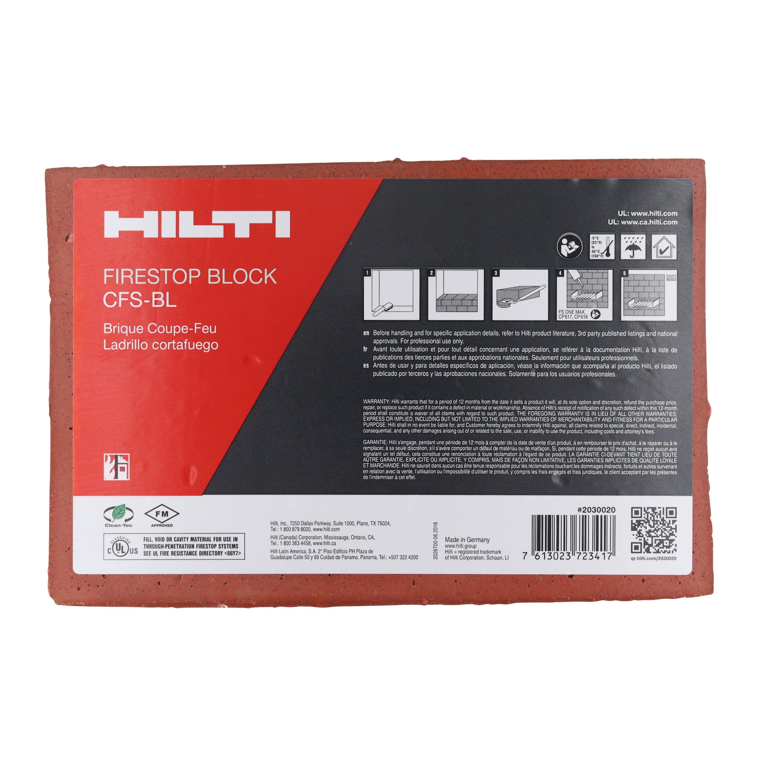 Hilti Firestop Block CFS-BL