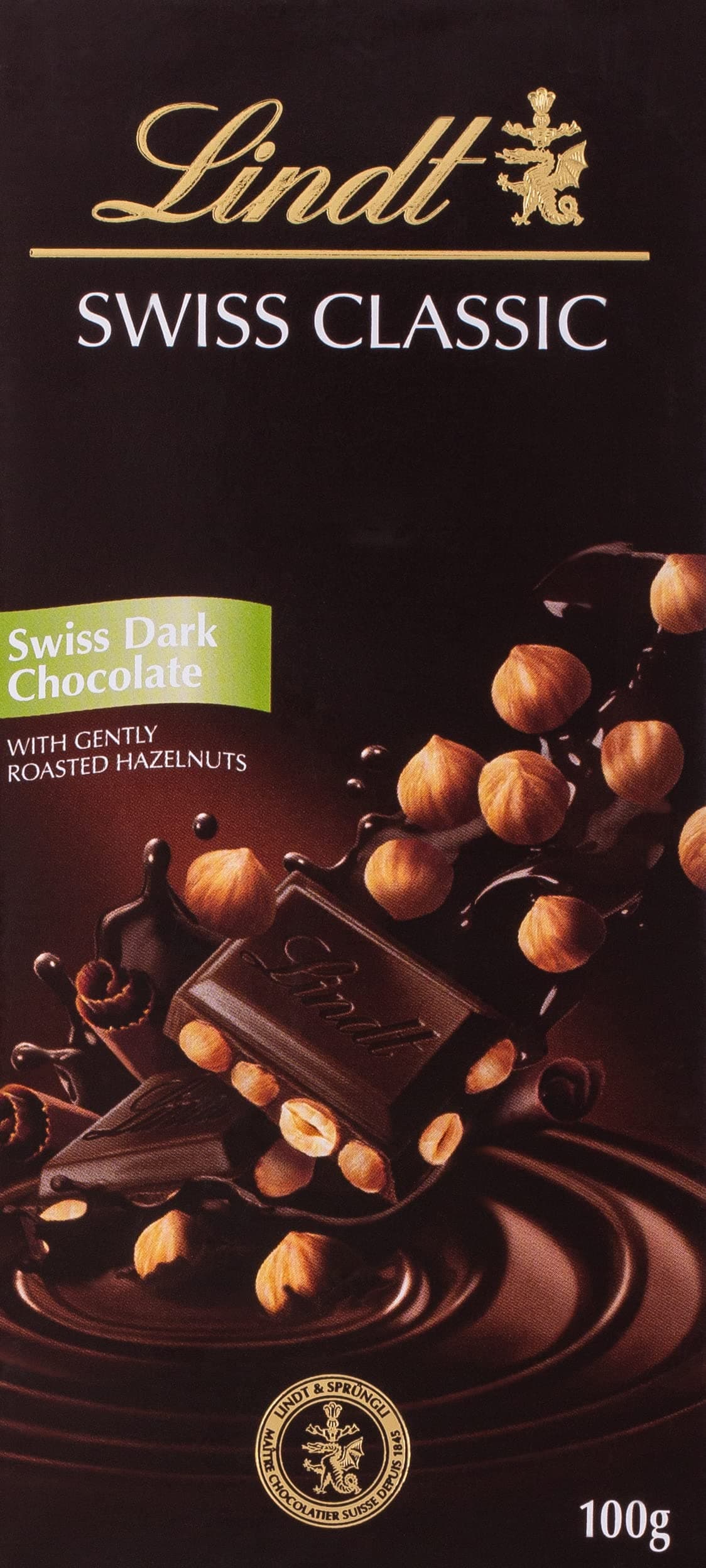 Chocolate Swiss Classic Dark Hazelnut, 100 gm