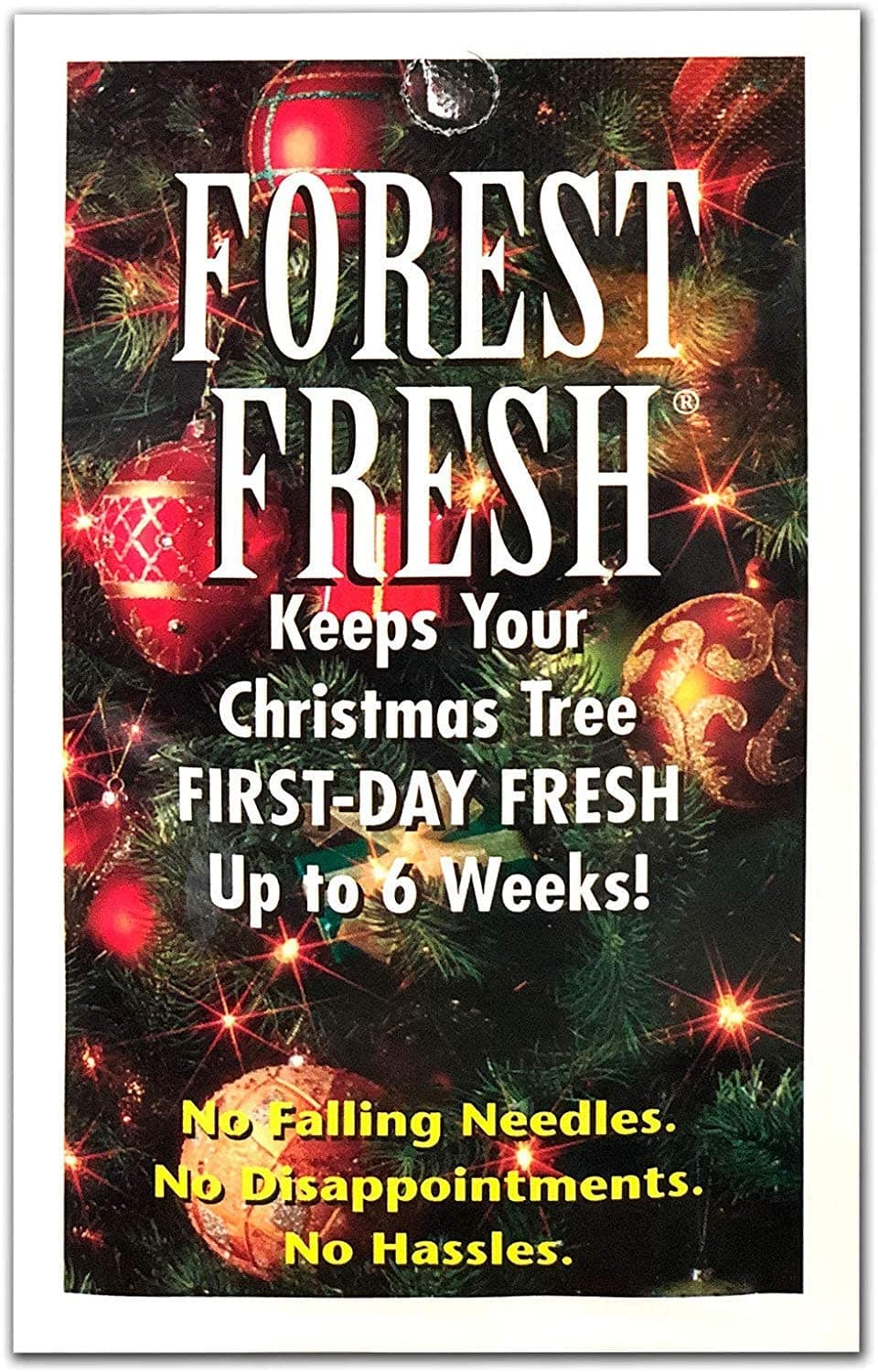 Forest Fresh Christmas Tree Preservative - Keeps Your Tree Fresh The Entire Holiday Season - 1 Packet (8 Tablets)