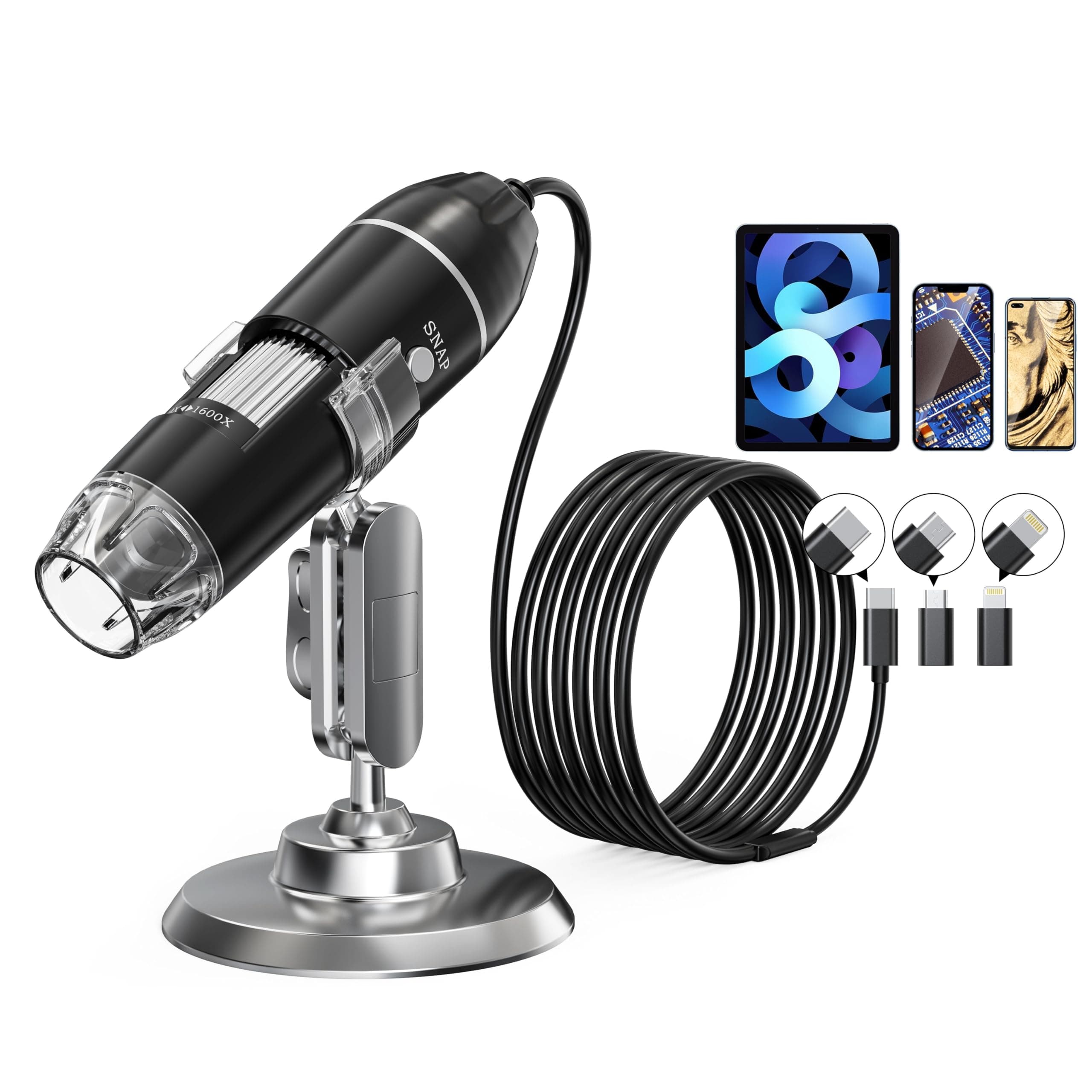 Digital Microscope USB Type-C and Lightning