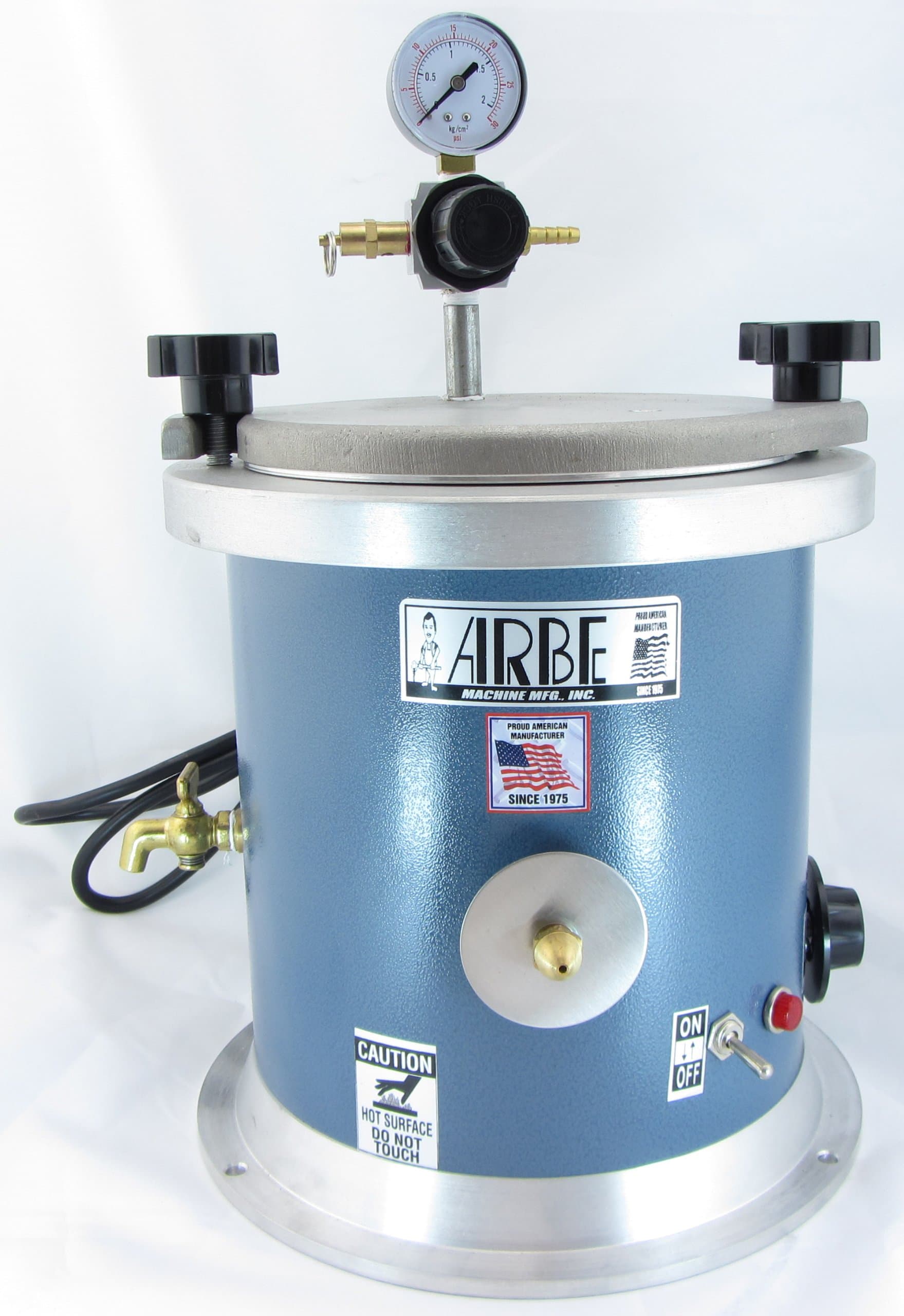 Large Wax Injector Arbe Machine Sz 2 3/4 Quart Tank Jewelry 110v For Compressor