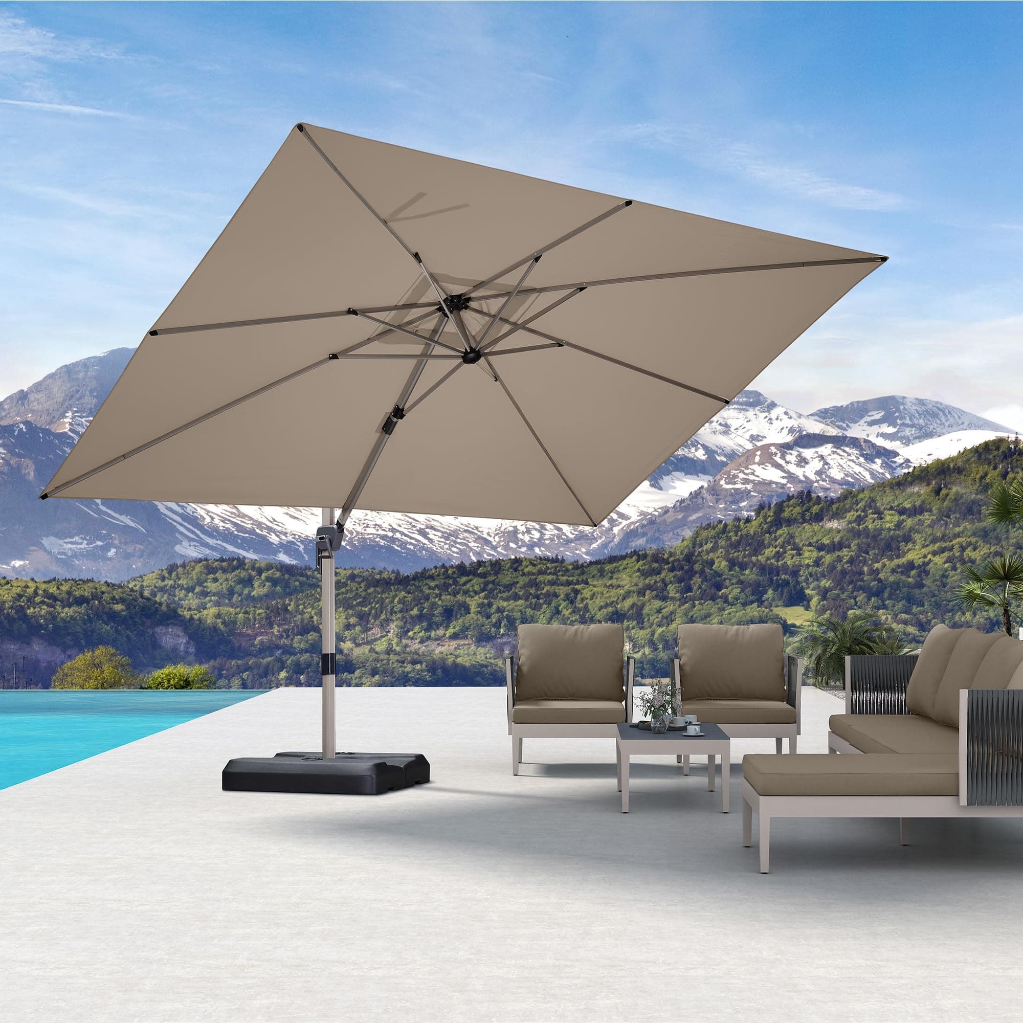 PURPLE LEAF Deluxe Patio Umbrella