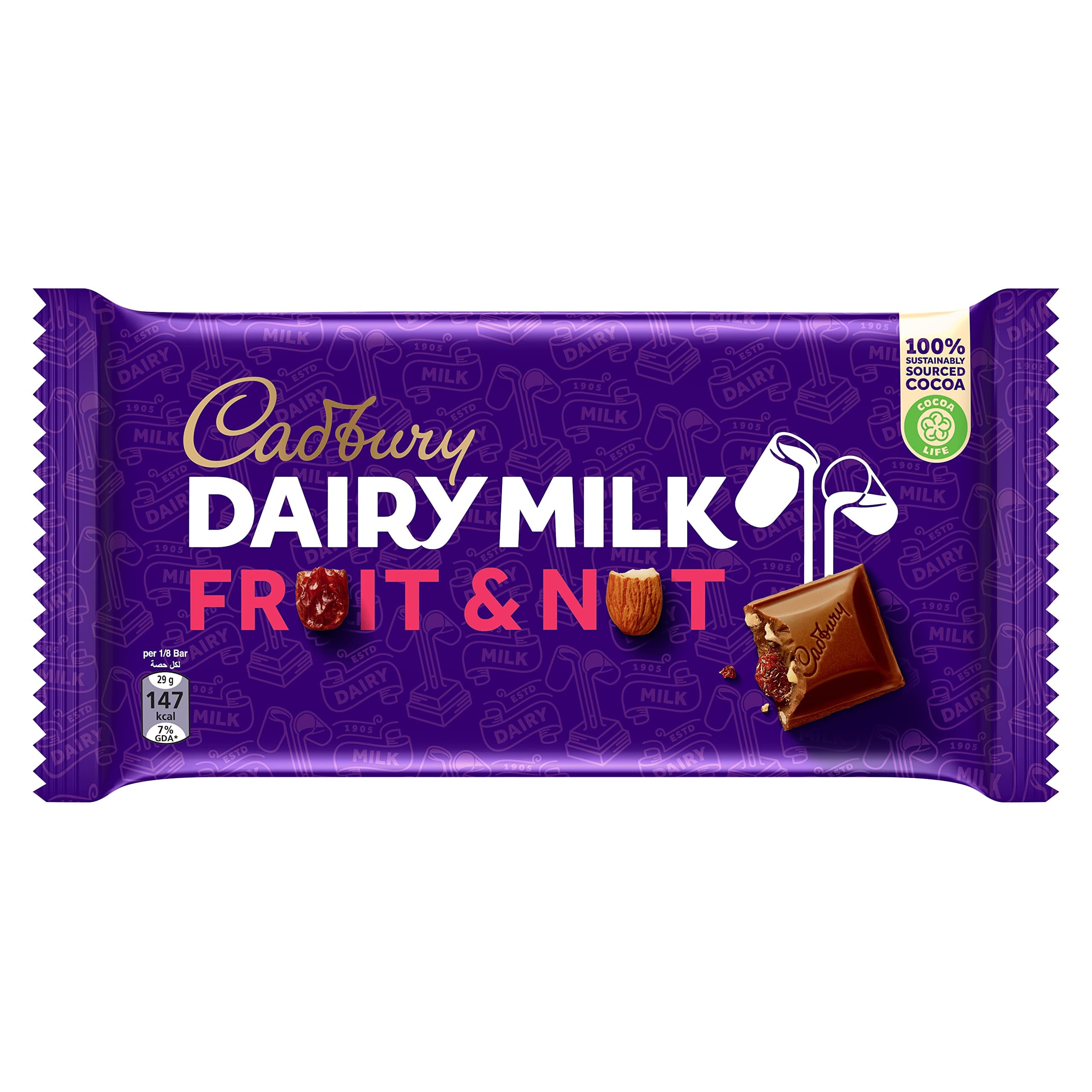 Dairy Milk Fruit & Nut Bars 230g