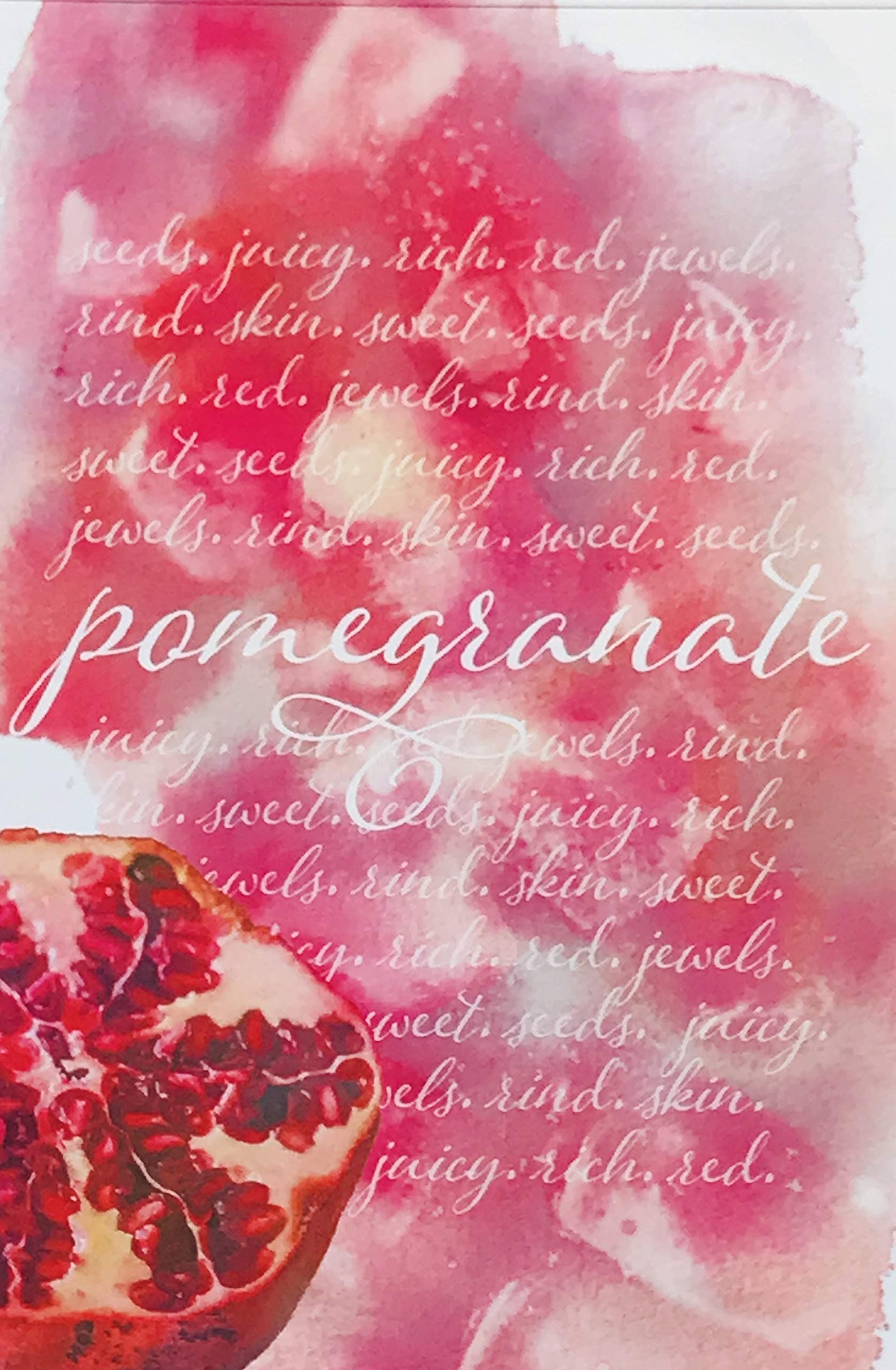 6 Pack Pomegranate Large Scented Sachet Envelope - Heritage Collection