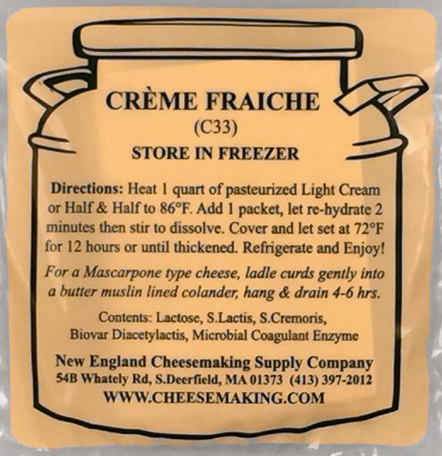 Creme Fraiche C33 - 5 packets