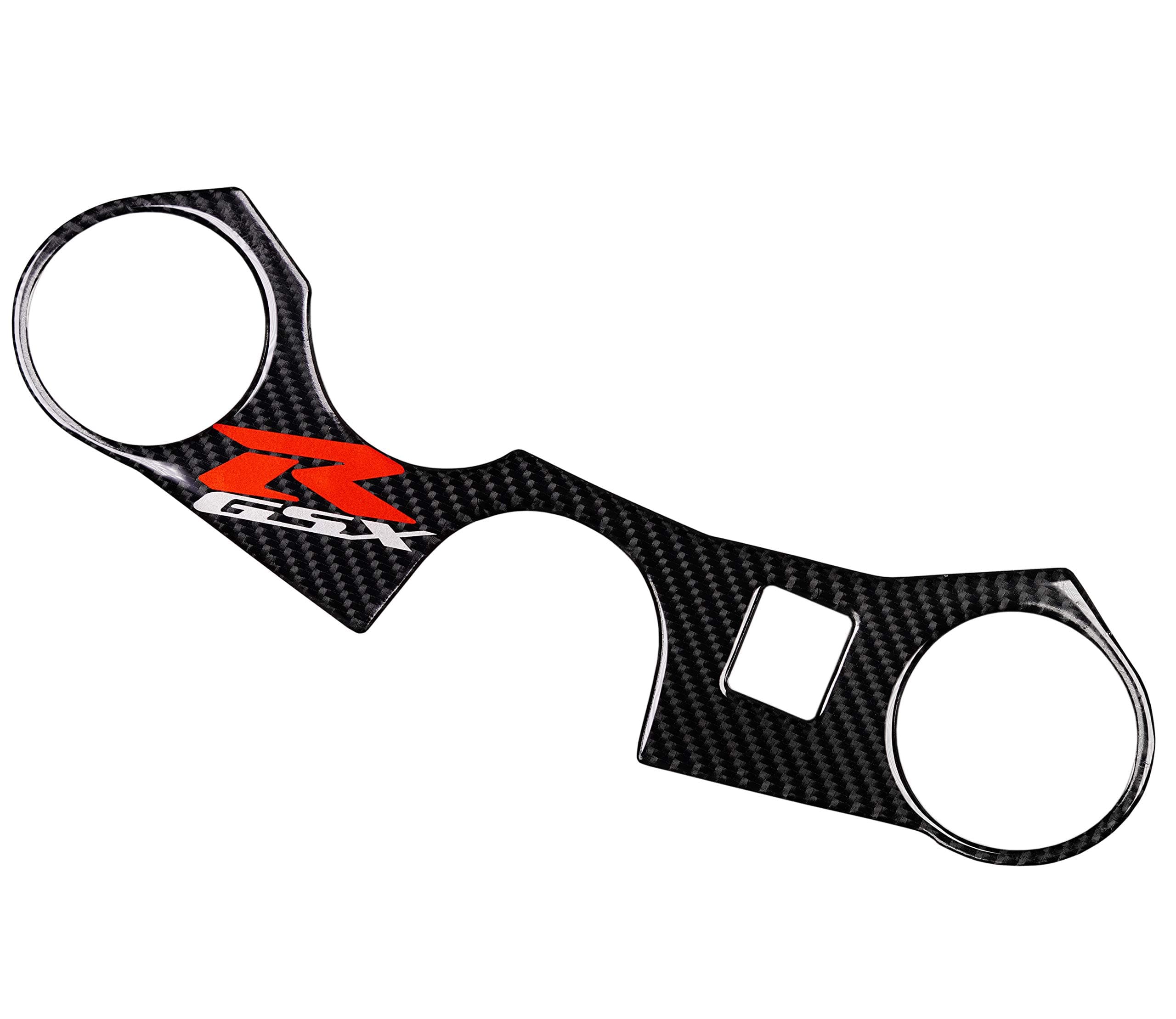 5D Real Carbon Look, Reflective Logo, Decal Sticker, Tank Protector,Top Clamp Triple Tree Pad for GSXR 600 750 2006-2016