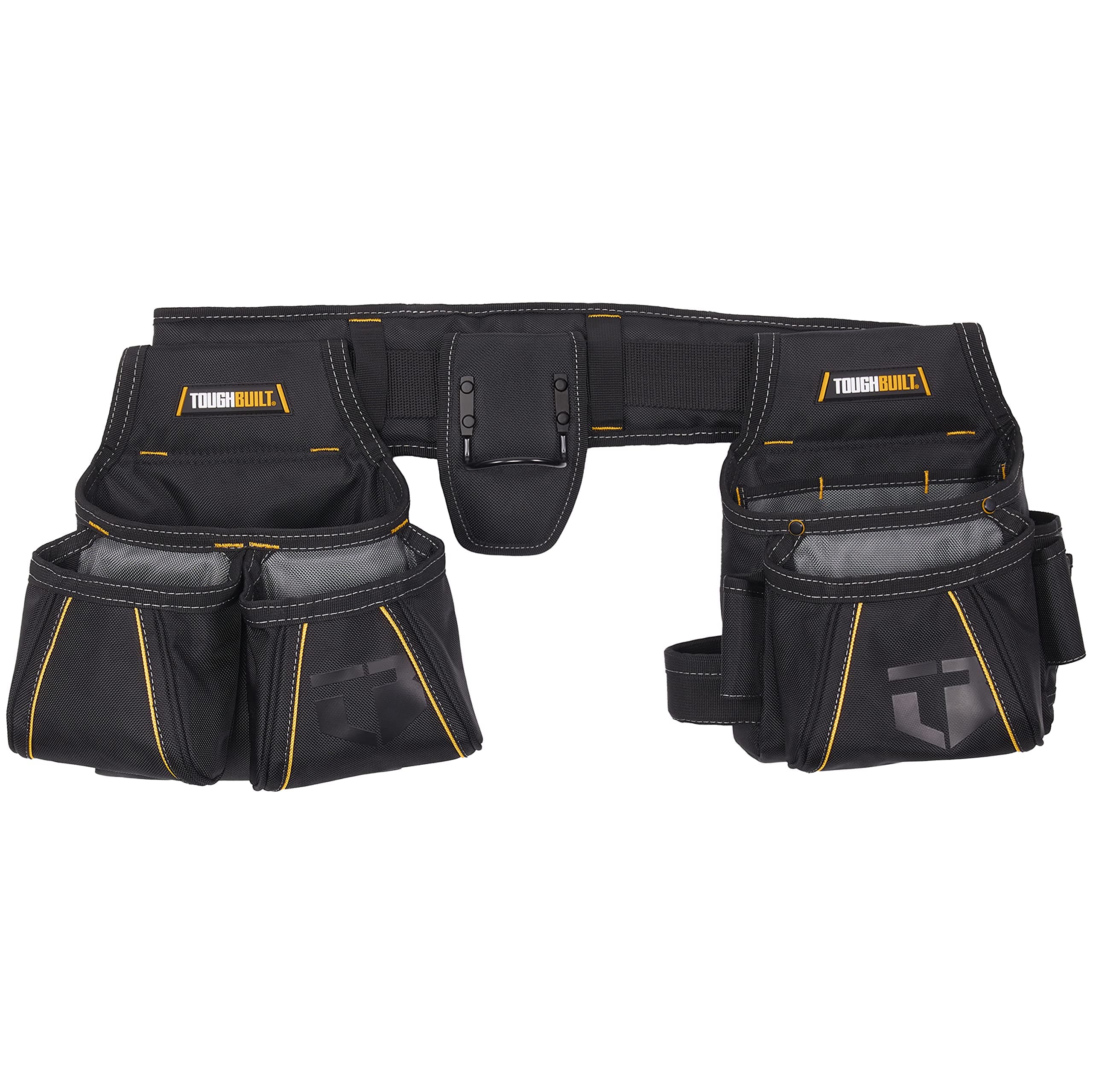 ToughBuilt - Carpenter Tool Belt with Spacious Pockets and 2 Hammer Holders - (TB-303-4)