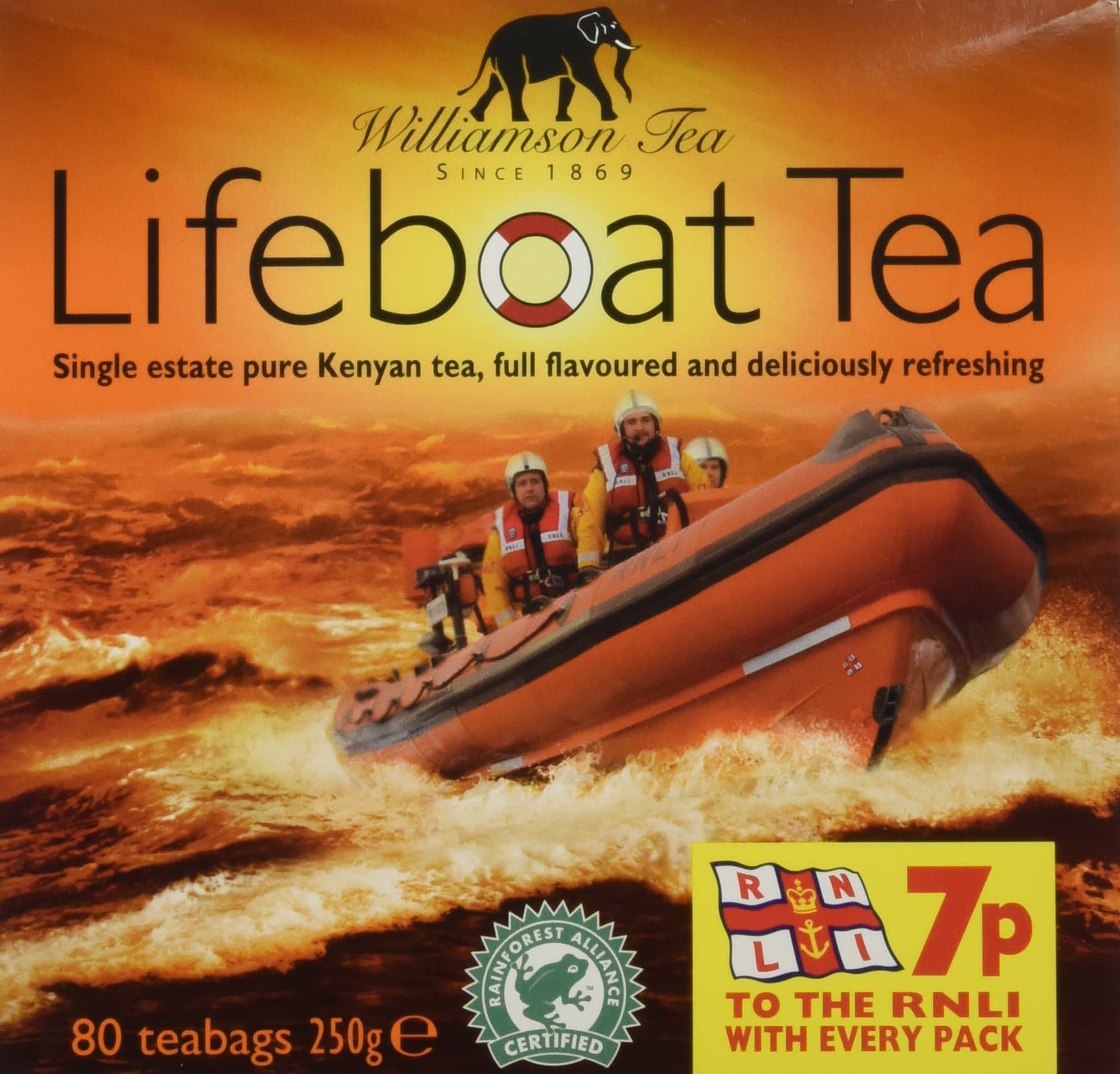 Lifeboat Tea, 80 Count 8.8-Ounce Boxes (Pack of 4)