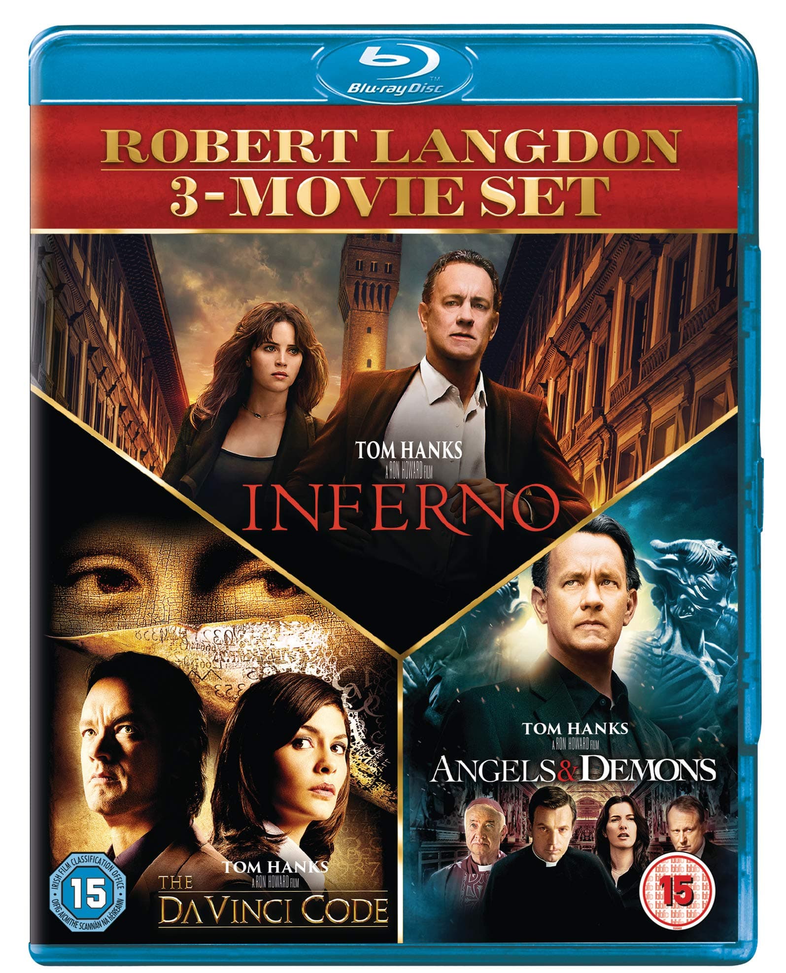 Inferno, Angels and Demons and The Da Vinci Code Boxset