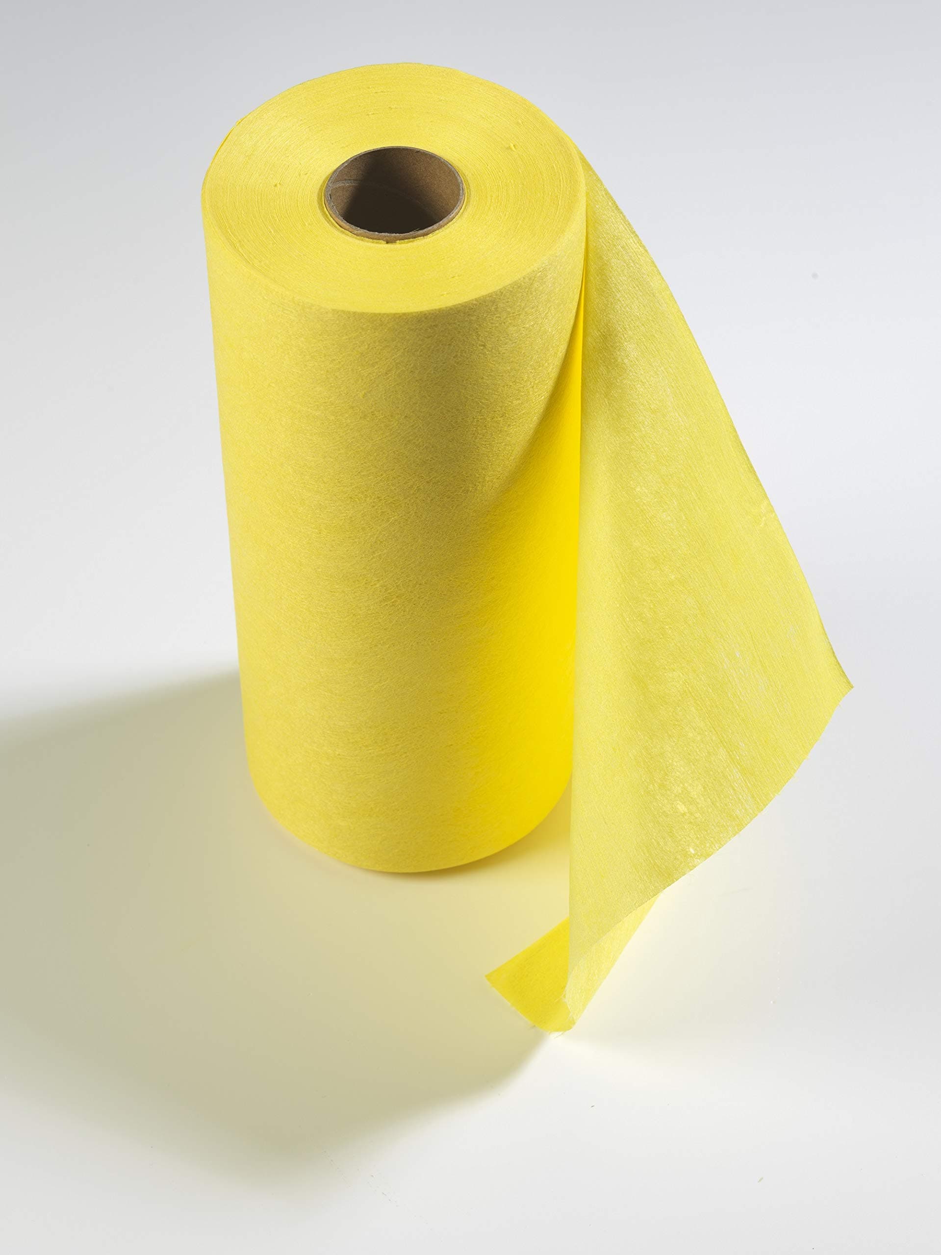 MellcrestDisposable Microfibre Cleaning Cloths/Wipes on a Roll. Multi - Purpose Cloth (Yellow)