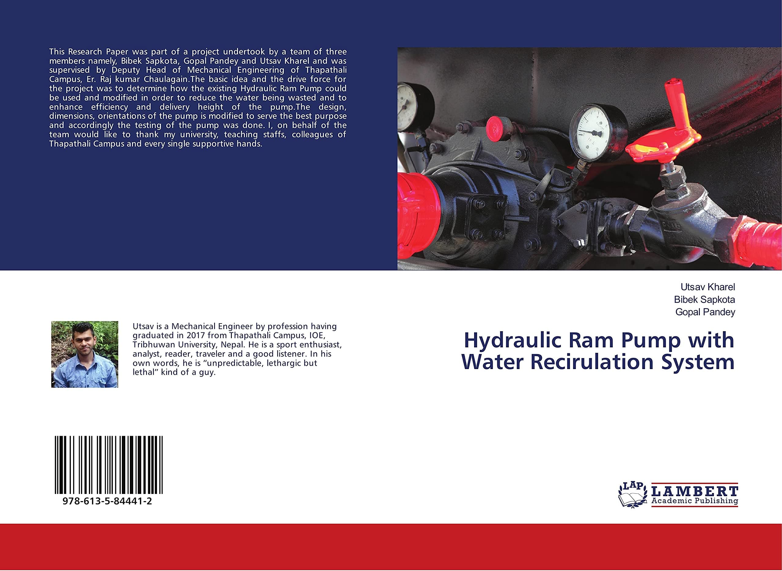 Hydraulic Ram Pump with Water Recirulation System Paperback – 26 Sept. 2018
