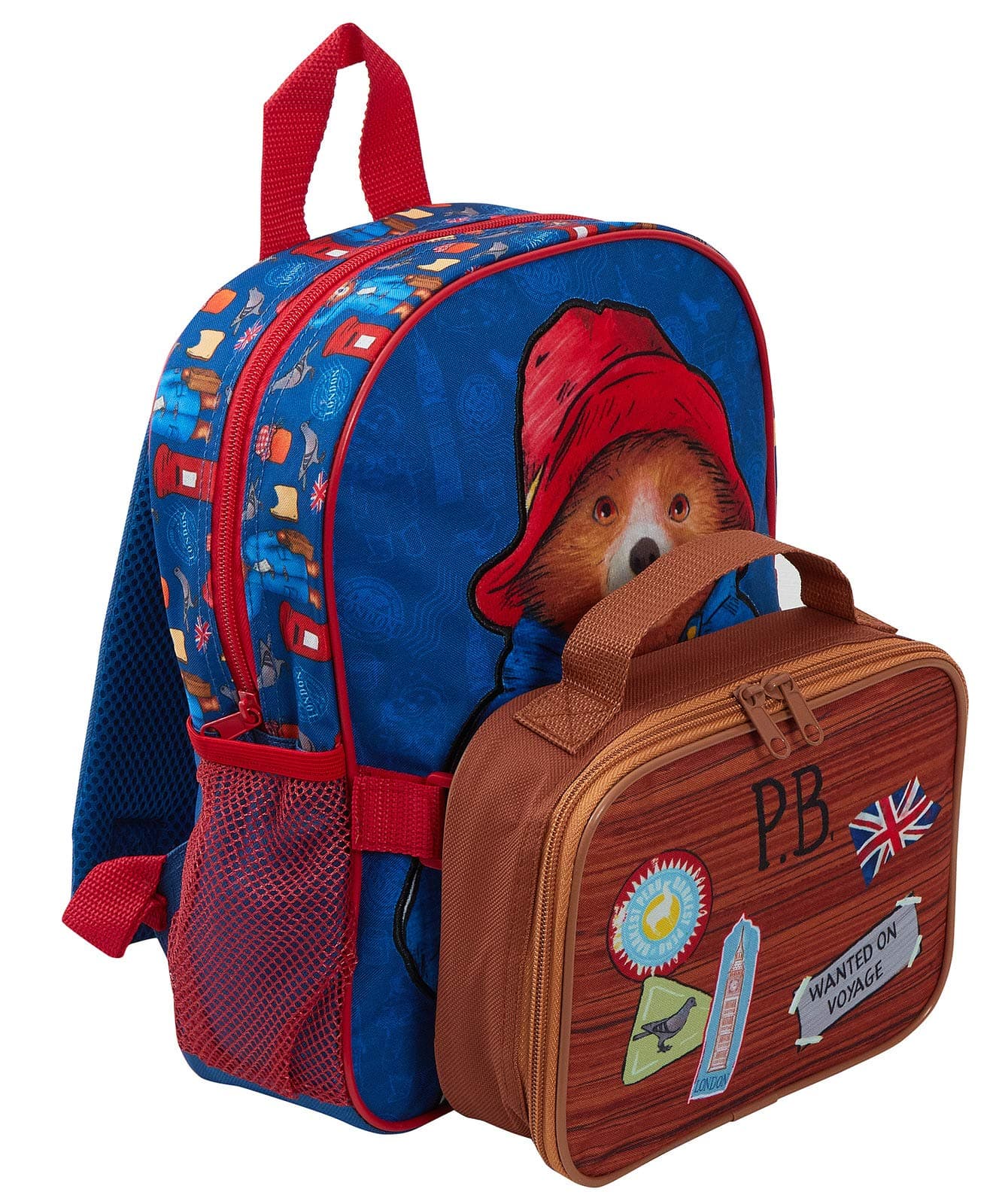 Paddington Bear Kids Backpack + Lunch Bag Set