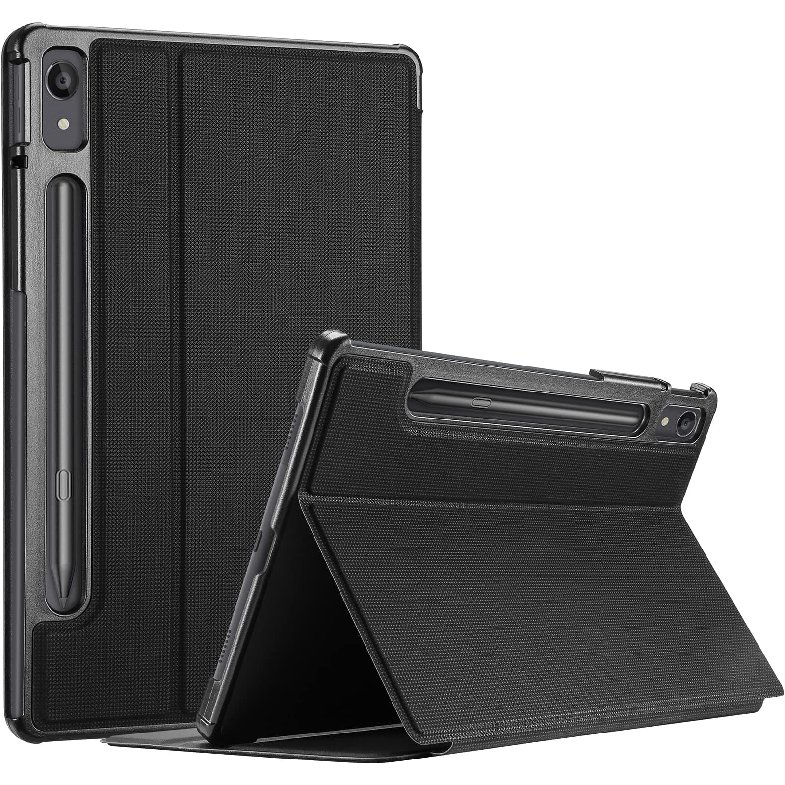 ProCase for Lenovo Tab P11 Pro Gen 2 Case 11.2" 2022, Slim Stand Folio Protective Hard Shell Shockproof Cover for Lenovo Tab P11 Pro 2nd Generation 11.2 inch (TB132FU) -Black