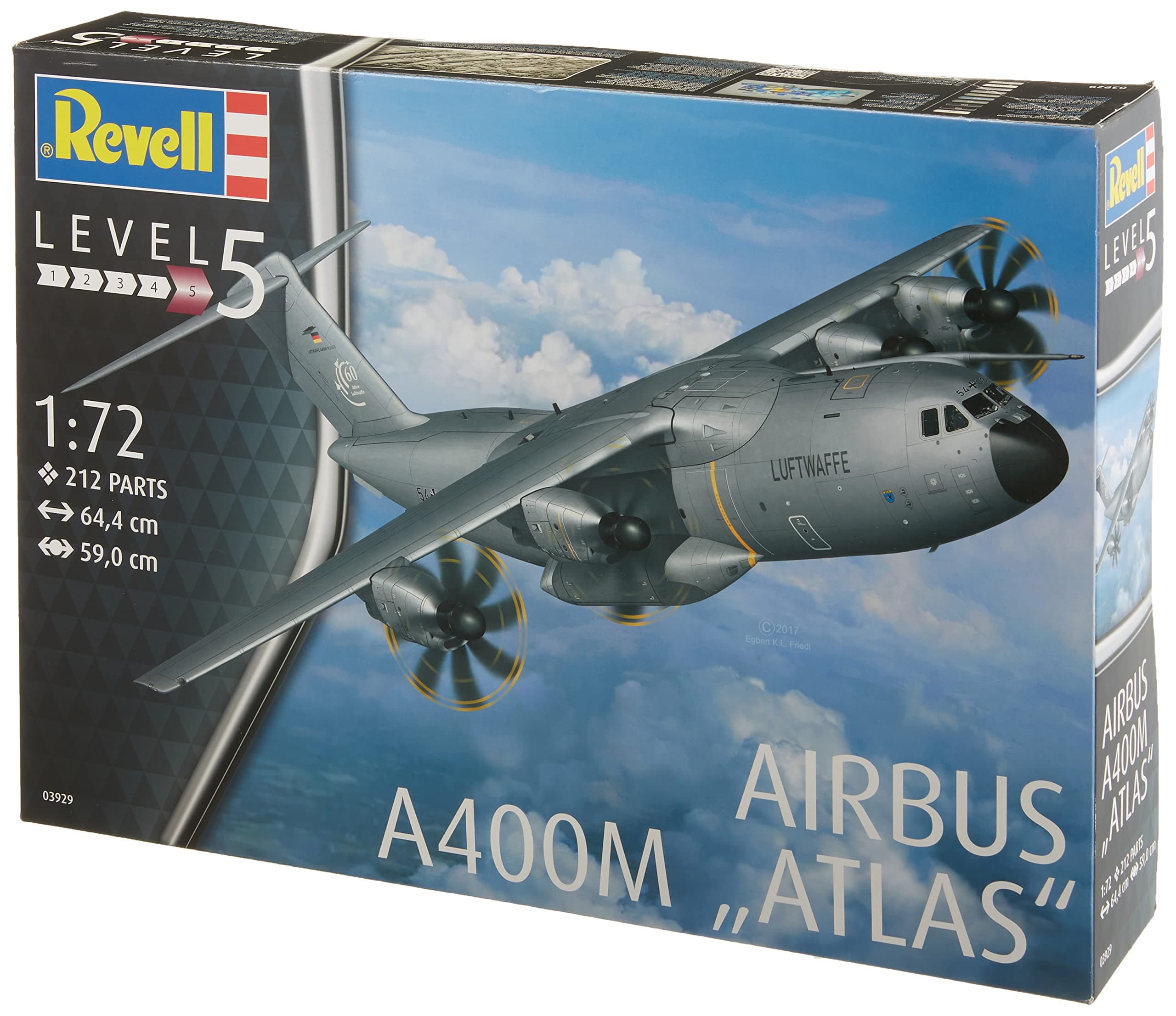 03929 Airbus A400M Luftwaffe Model Kit