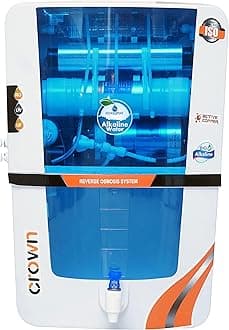 Aquadpure RO+UV Water Purifier with Bio Alkaline and Aqua Copper Infuser Technology | RO + UV + UF + Bio Alkaline + Copper+ TDS Control, 12 LPH Output, 12L Storage, Blue