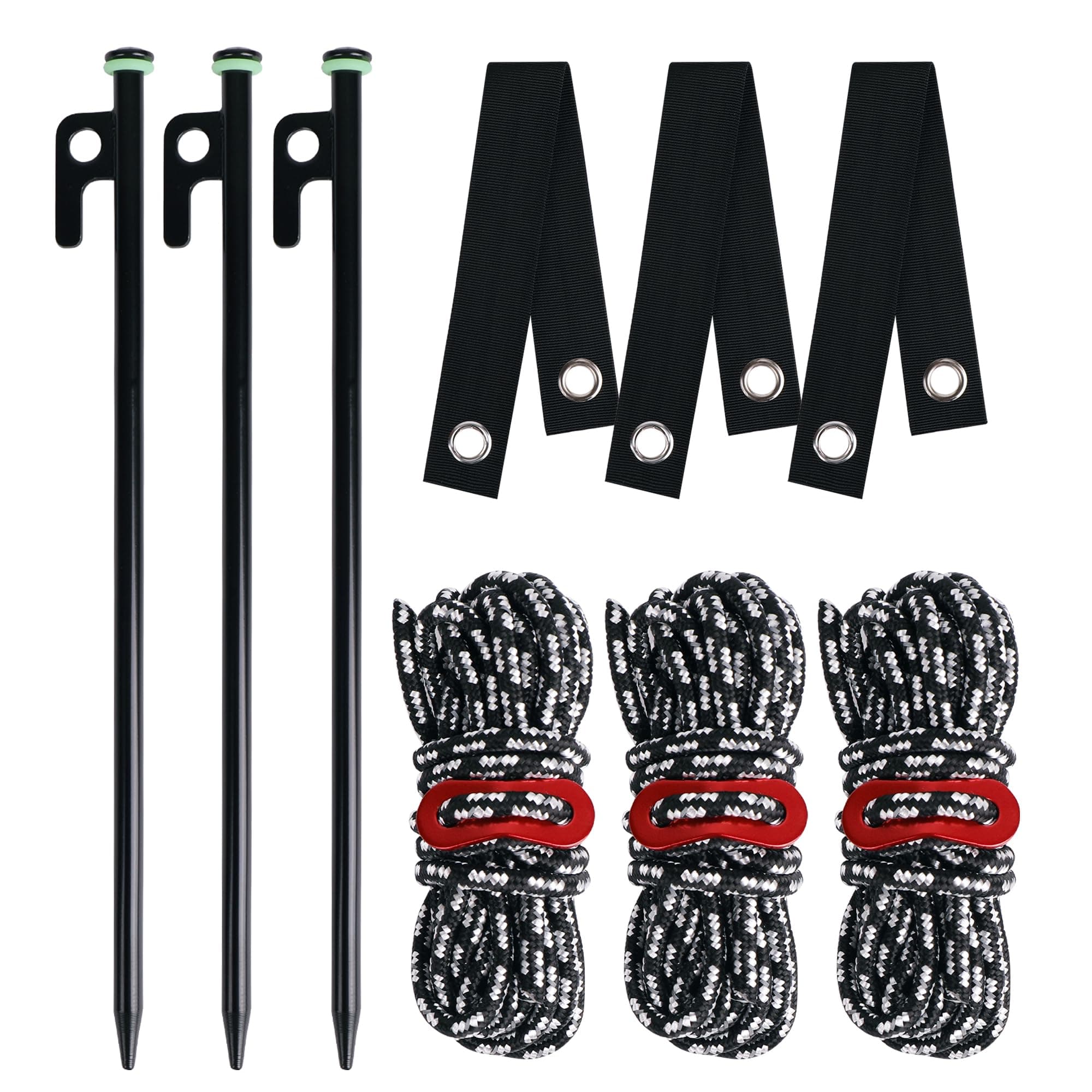 Heavy Duty Tree Stakes Kit, Tree Stakes and Supports for Leaning Trees,Tree Stabilizer for Young Trees Straightening. Against Bad Weather to Protect Trees.