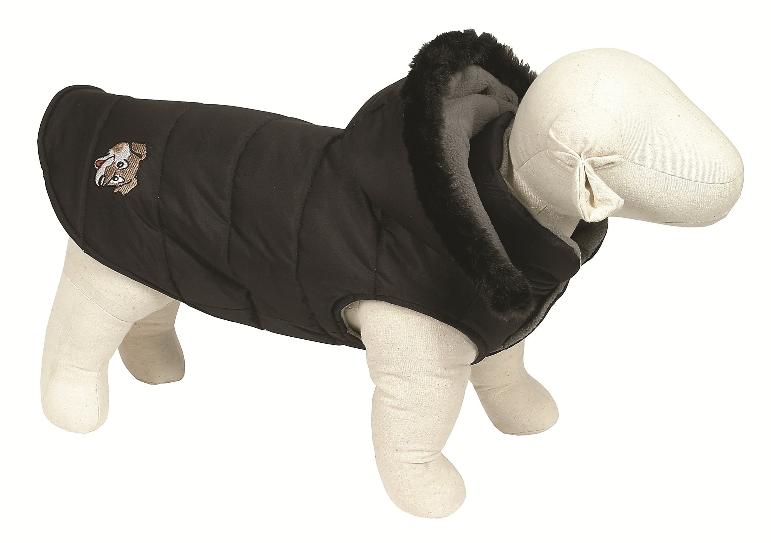 Doggy Things Puffa Jacket, XS, Black