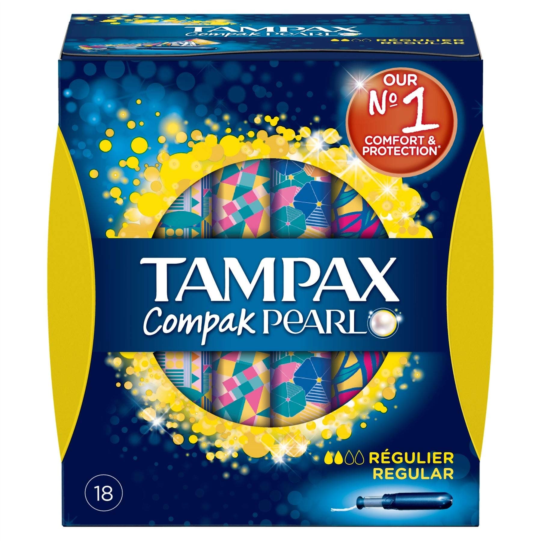 Tampax Pearl Super Plus Tampons - 18 Count