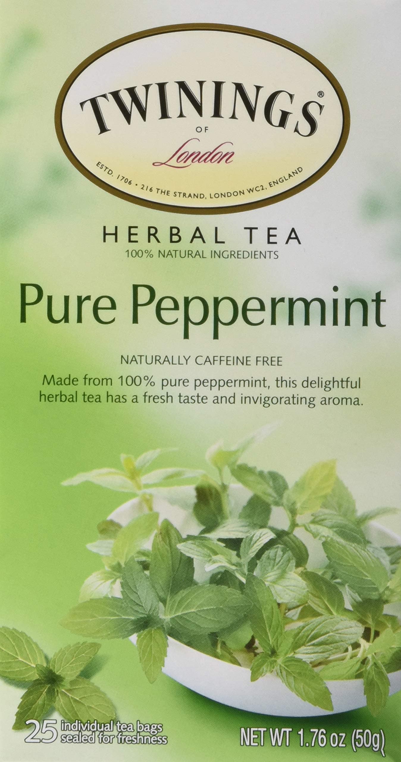 Pure Peppermint, 25 Count (Pack of 6)
