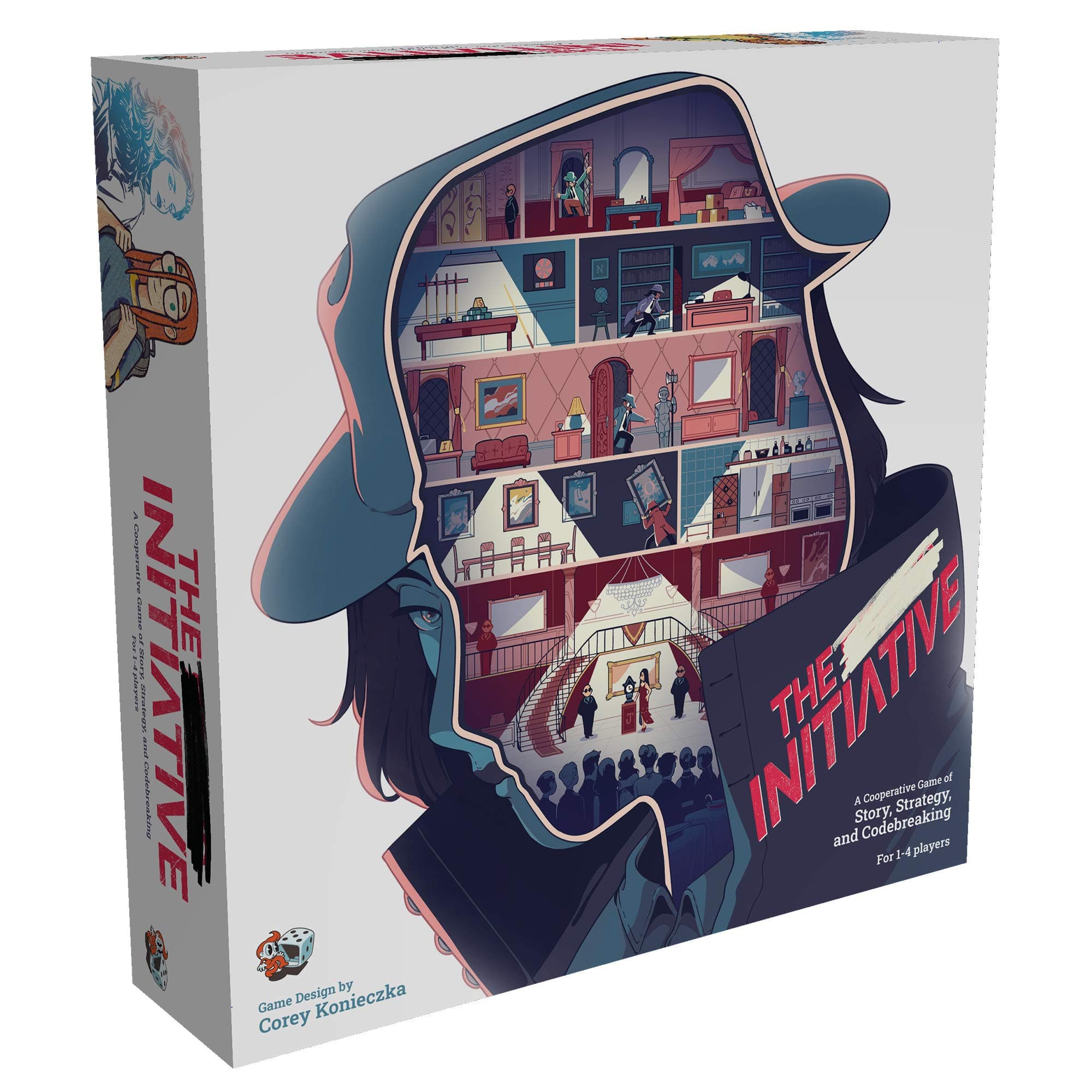 Asmodee Unexpected games, The Initiative, Board Game, 1-4 Players, Ages 8+, 30-60 Minutes Playing Time