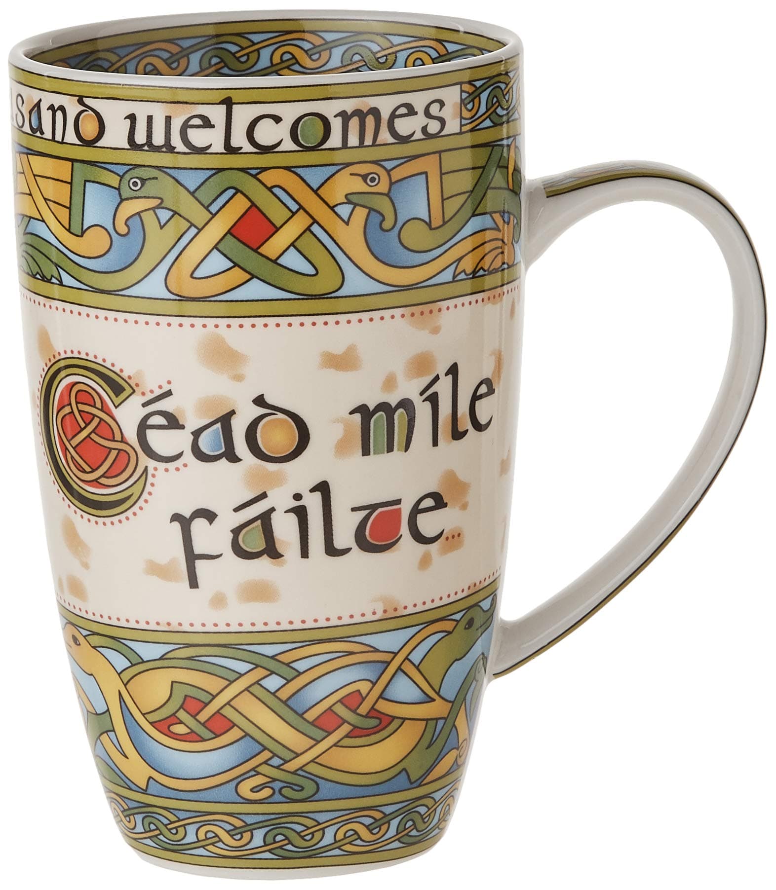 Irish Weave Ceramic Mug with by Clara Crafts