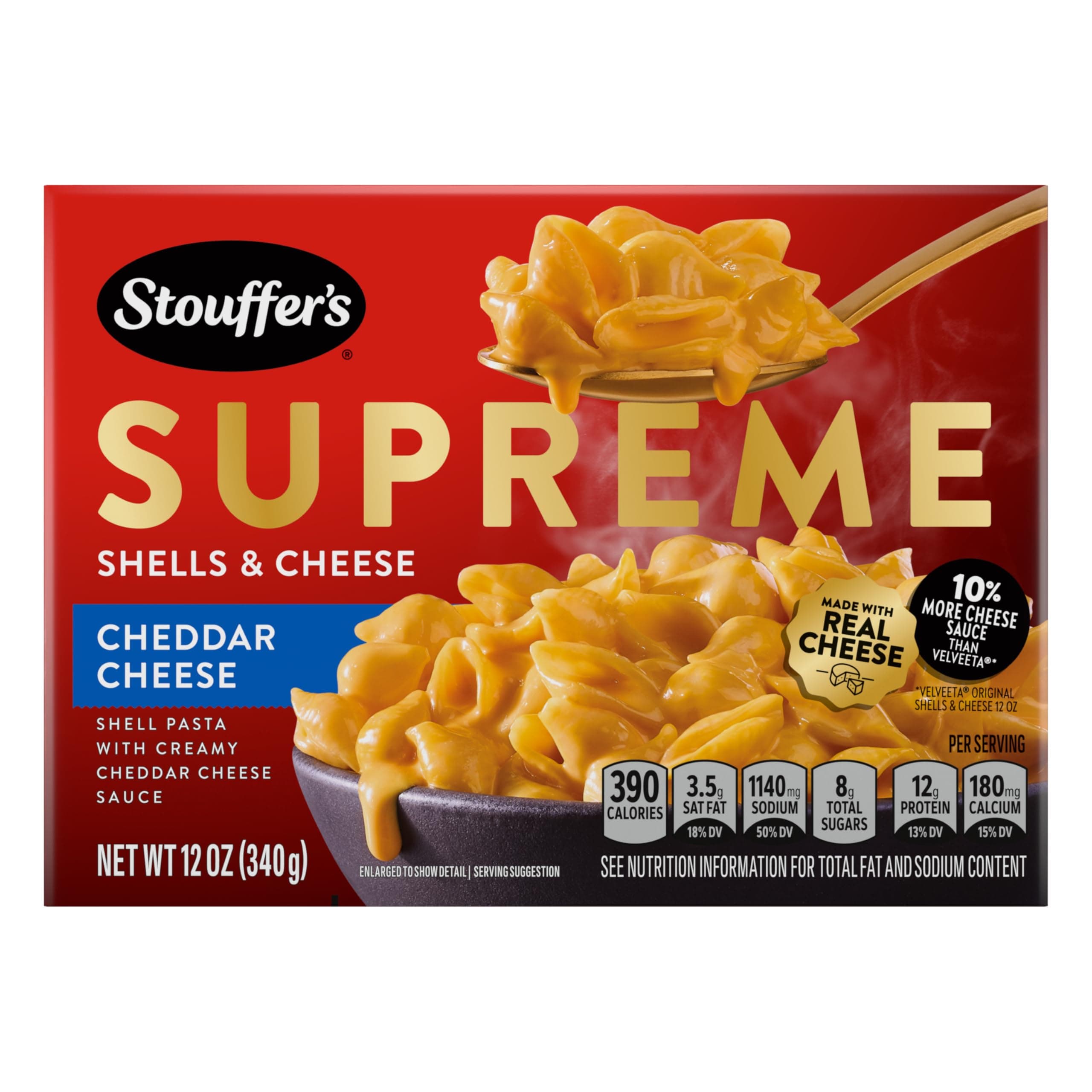 Supreme Shells And Cheese, Cheddar Cheese