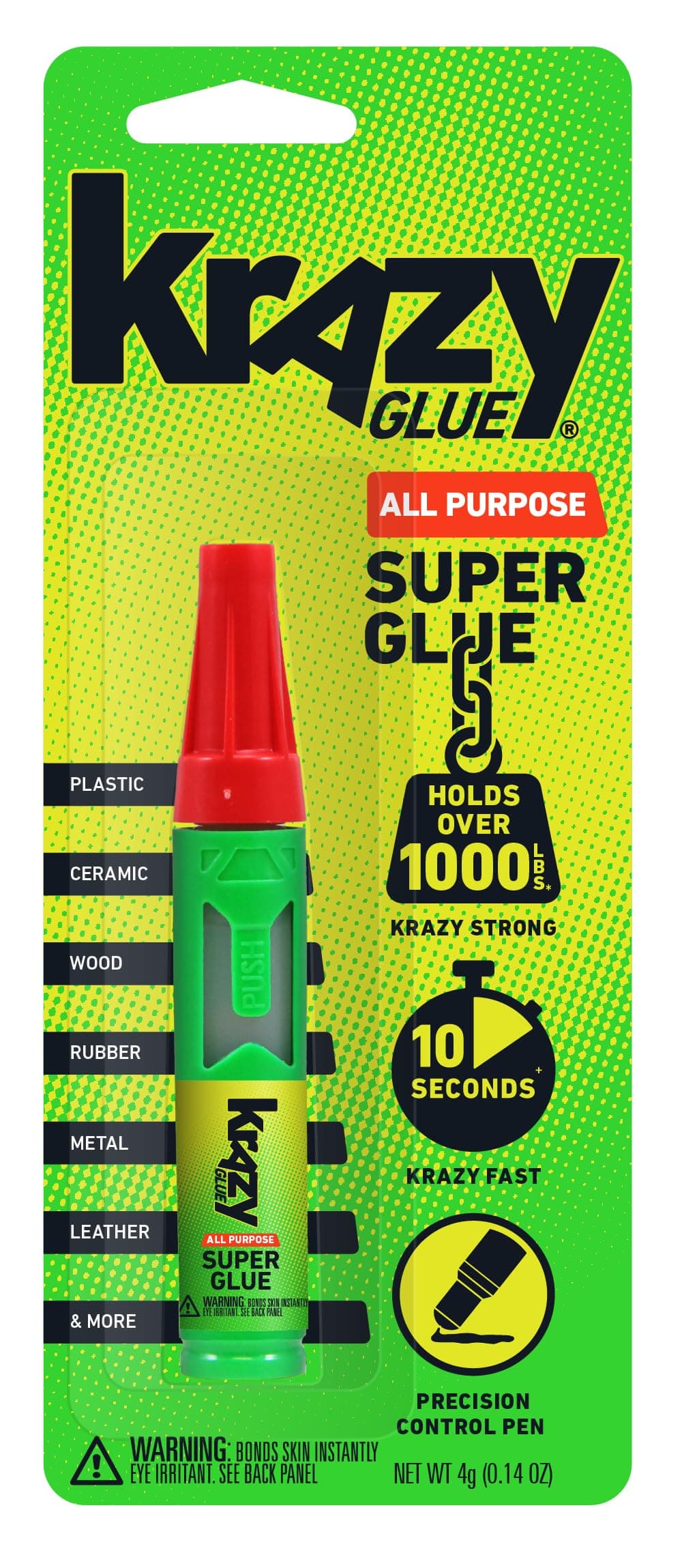 Krazy Glue ELMER'S , All Purpose, Precision Control Pen, 4 G